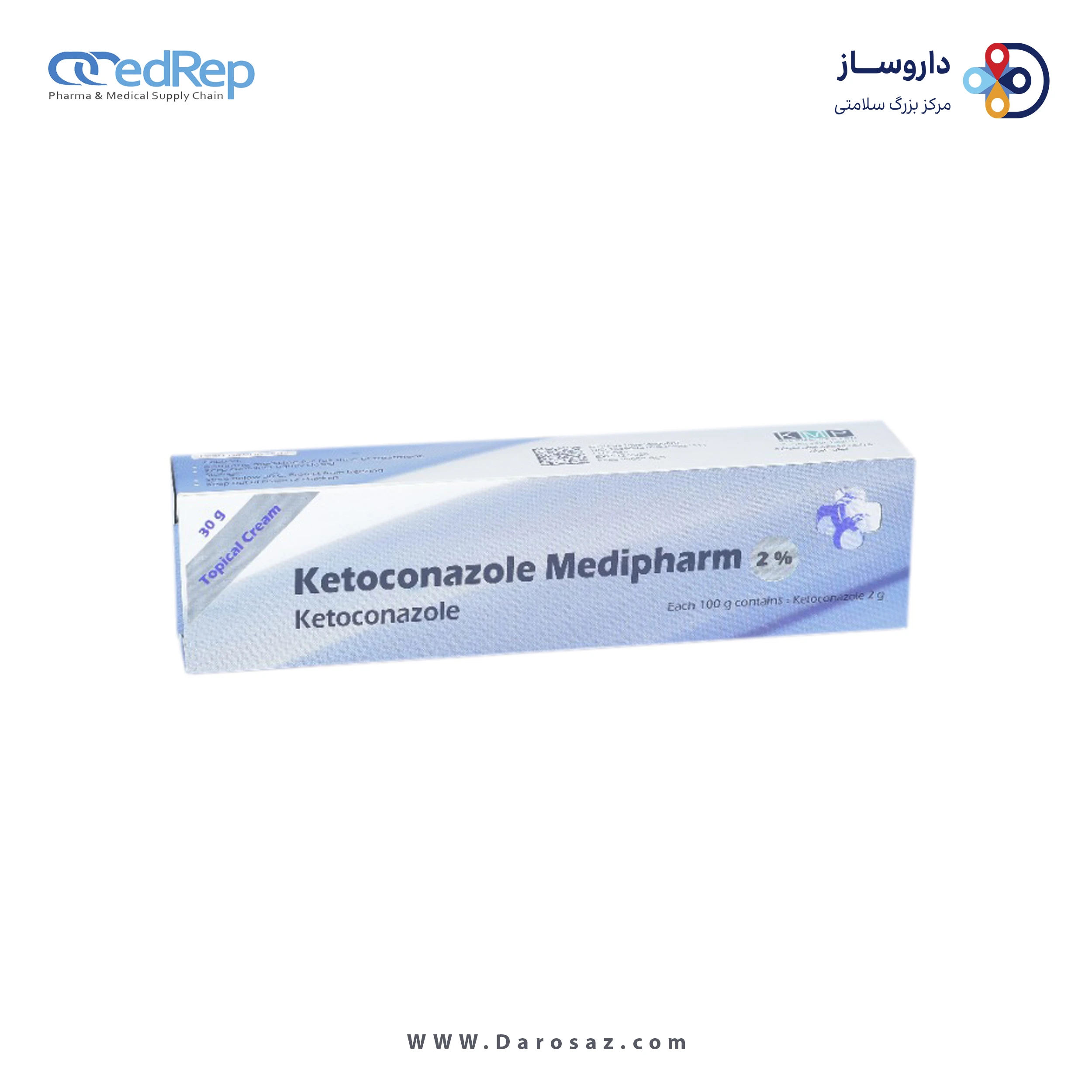 کتوکونازول  2%,30g کرم جلدی