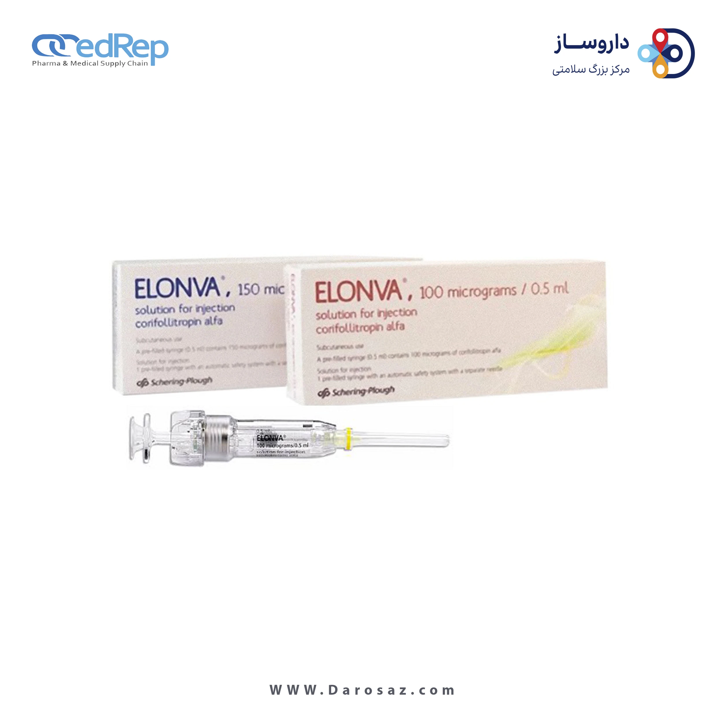 کوریفولیتروپین آلفا  200mcg/1mL,0.5mL محلول تزریقی