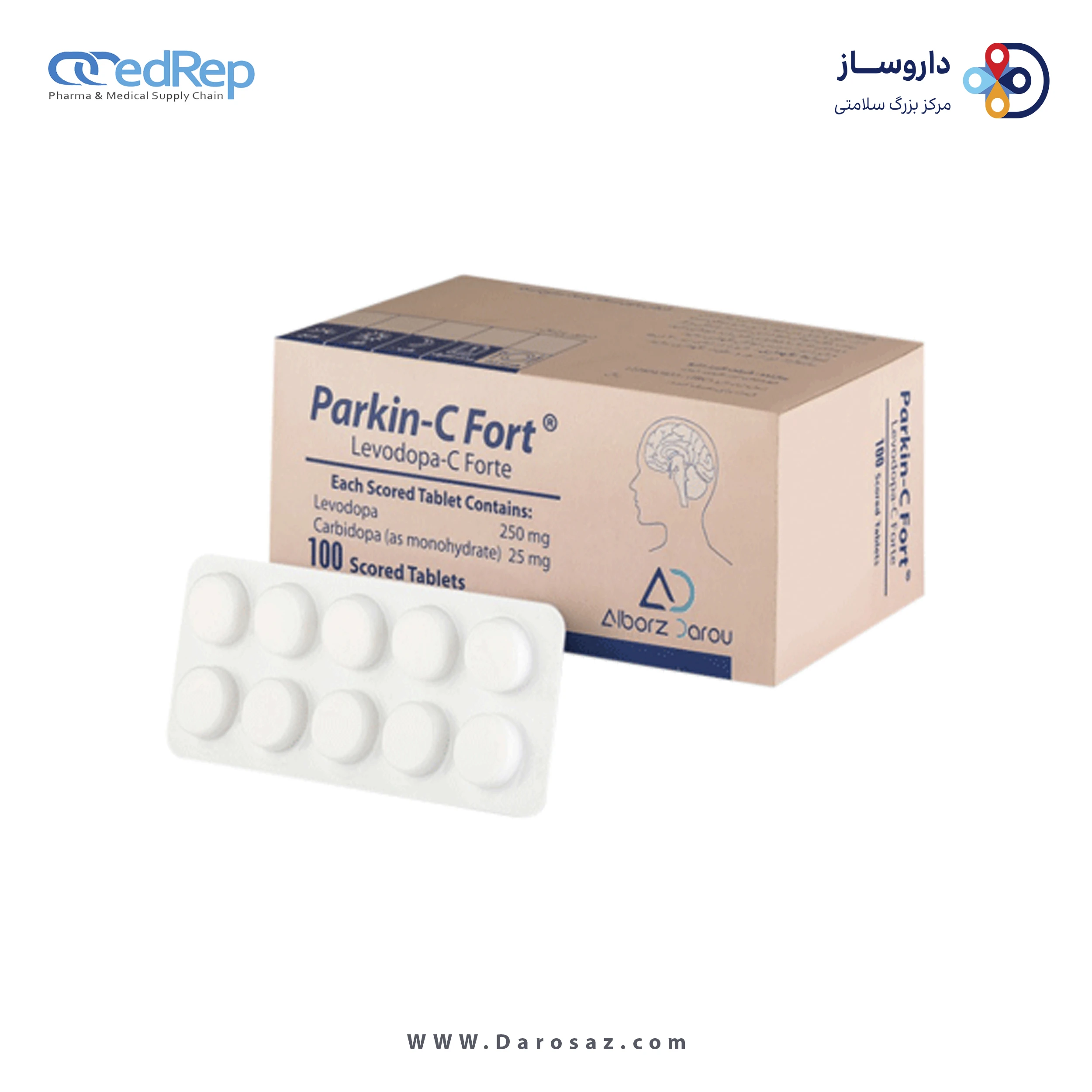 لوودوپا/کربی دوپا فورت  250mg/25mg قرص خوراکی