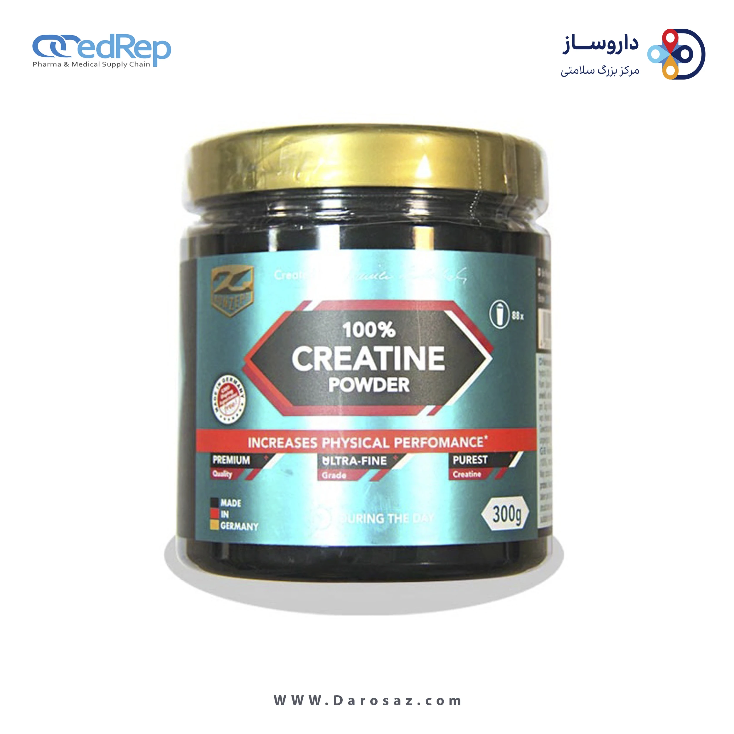 100%کراتین پودر  300 گرمی