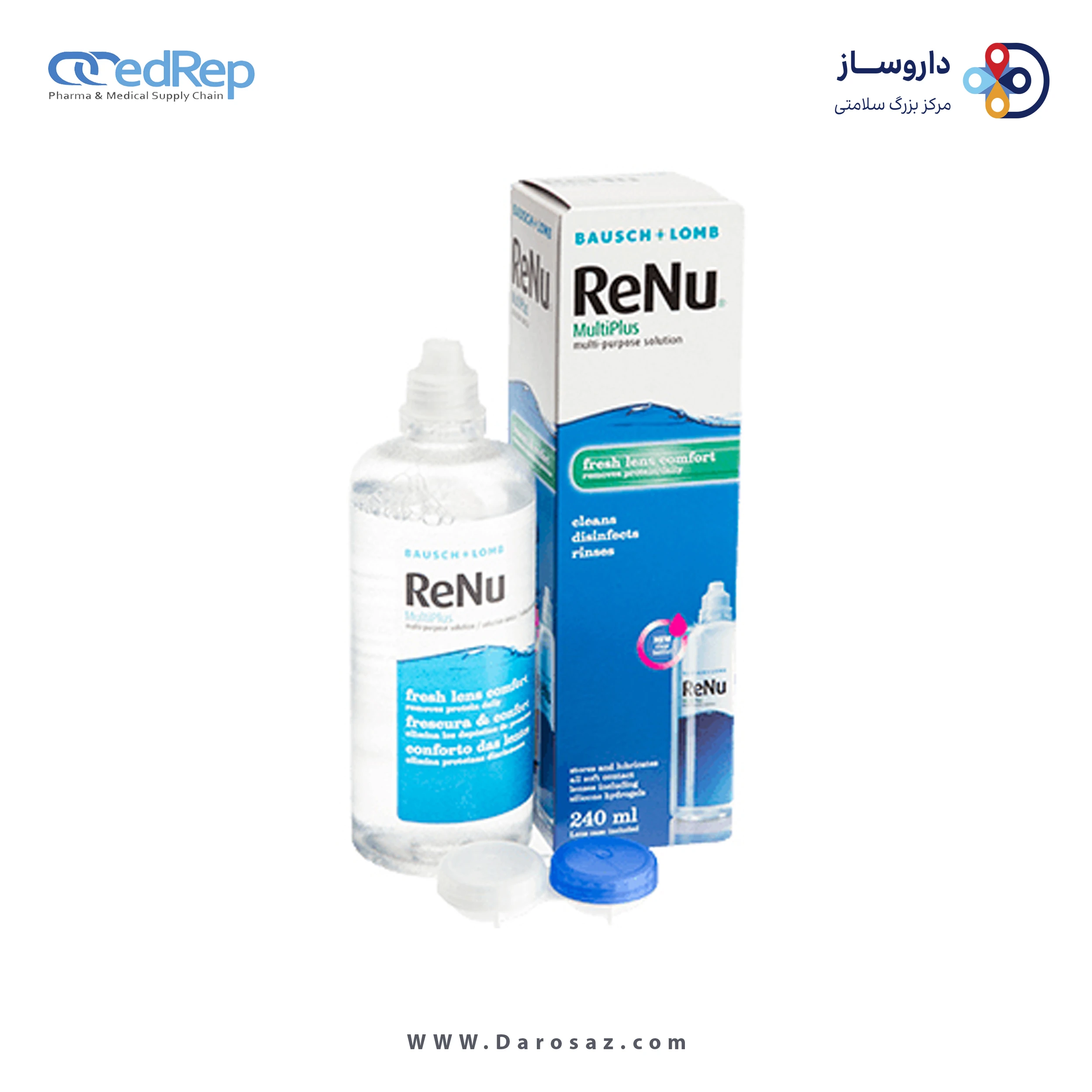 محلول شستشوی لنز 240mL
