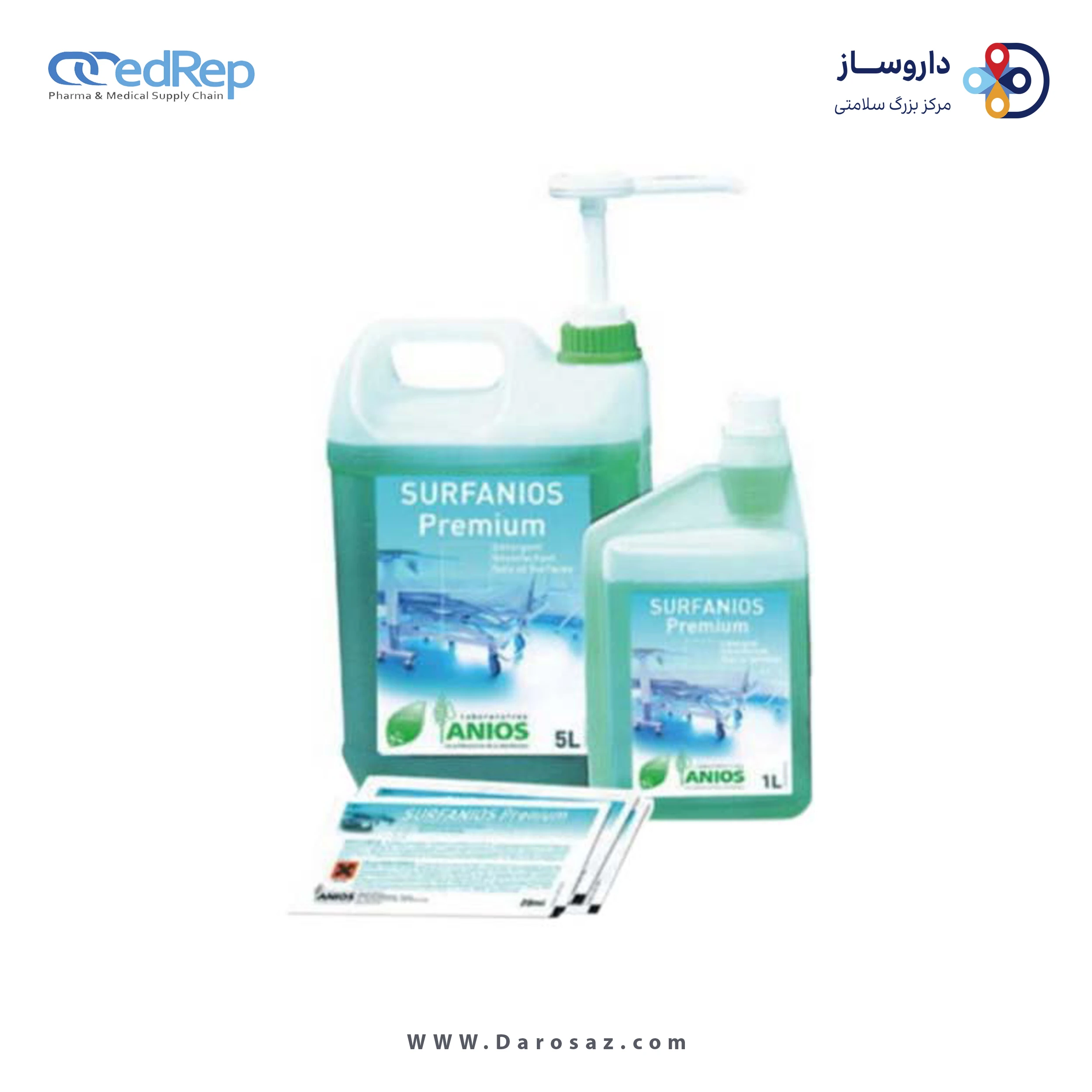 محلول ضدعفونی کننده سطوح Conc.Solution5lit
