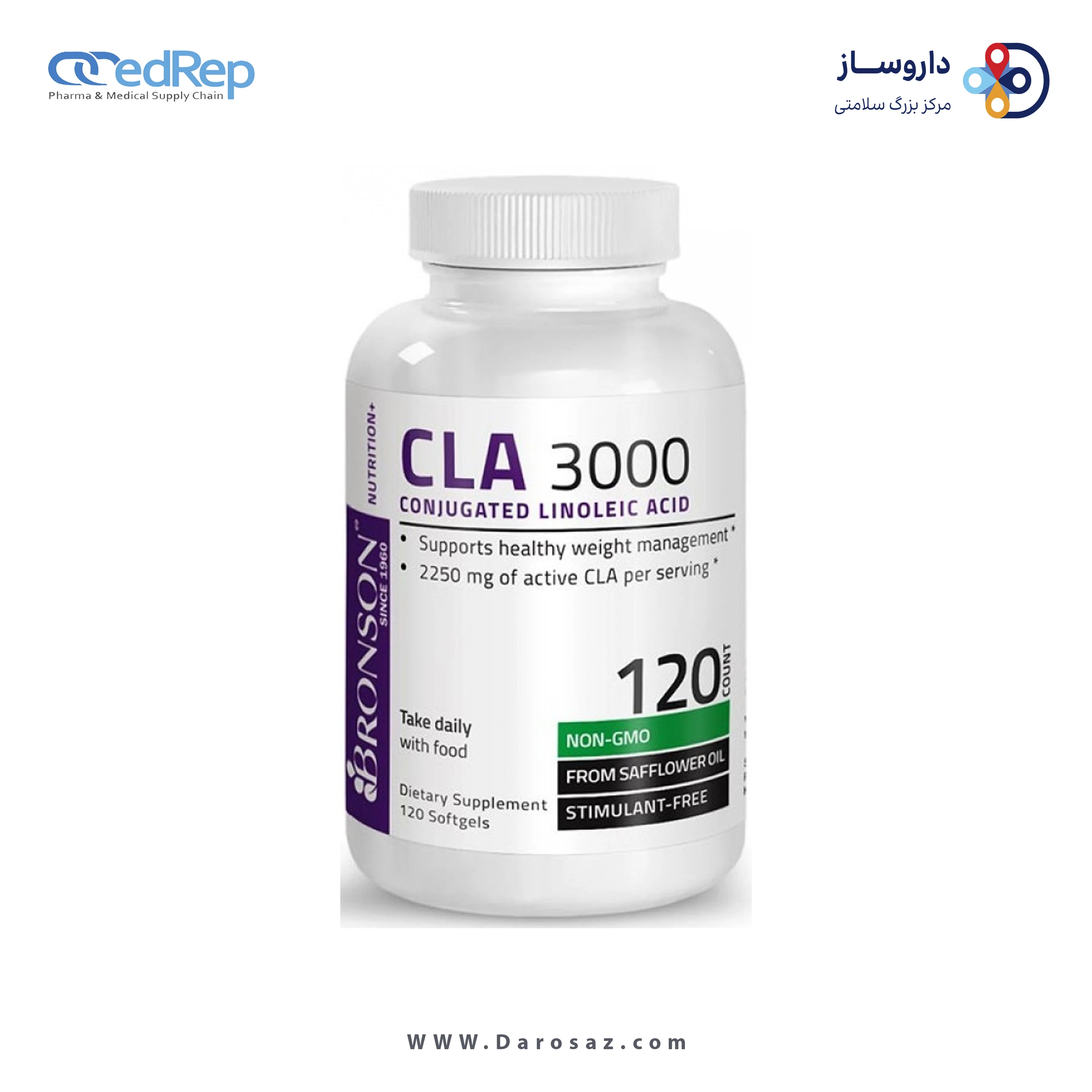 مکمل غذایی سی اِل اِی 3000 کونژوگیتد لینولئیک اسید کپسول