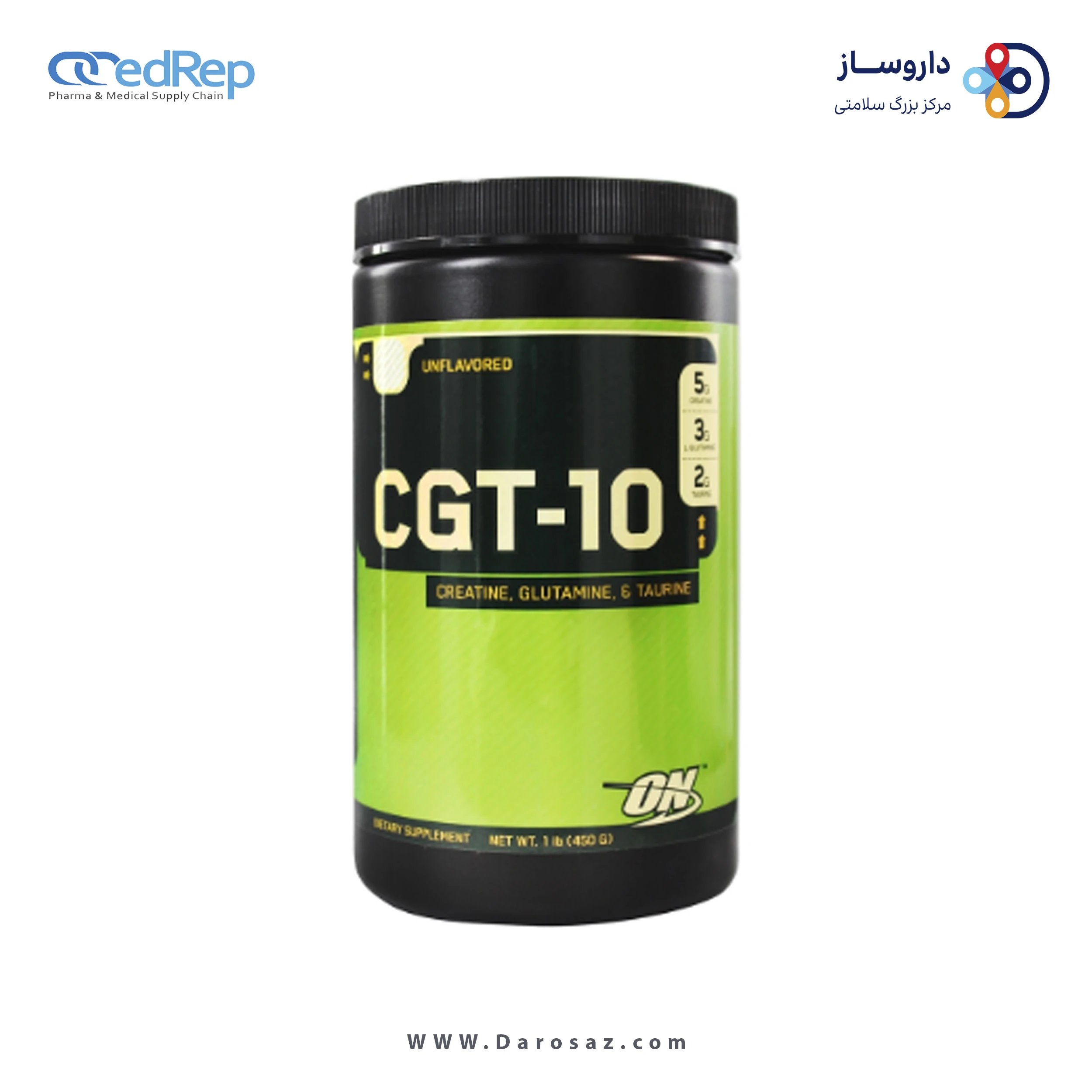 سی جی تی 10  450 گرم بدون طعم پودر