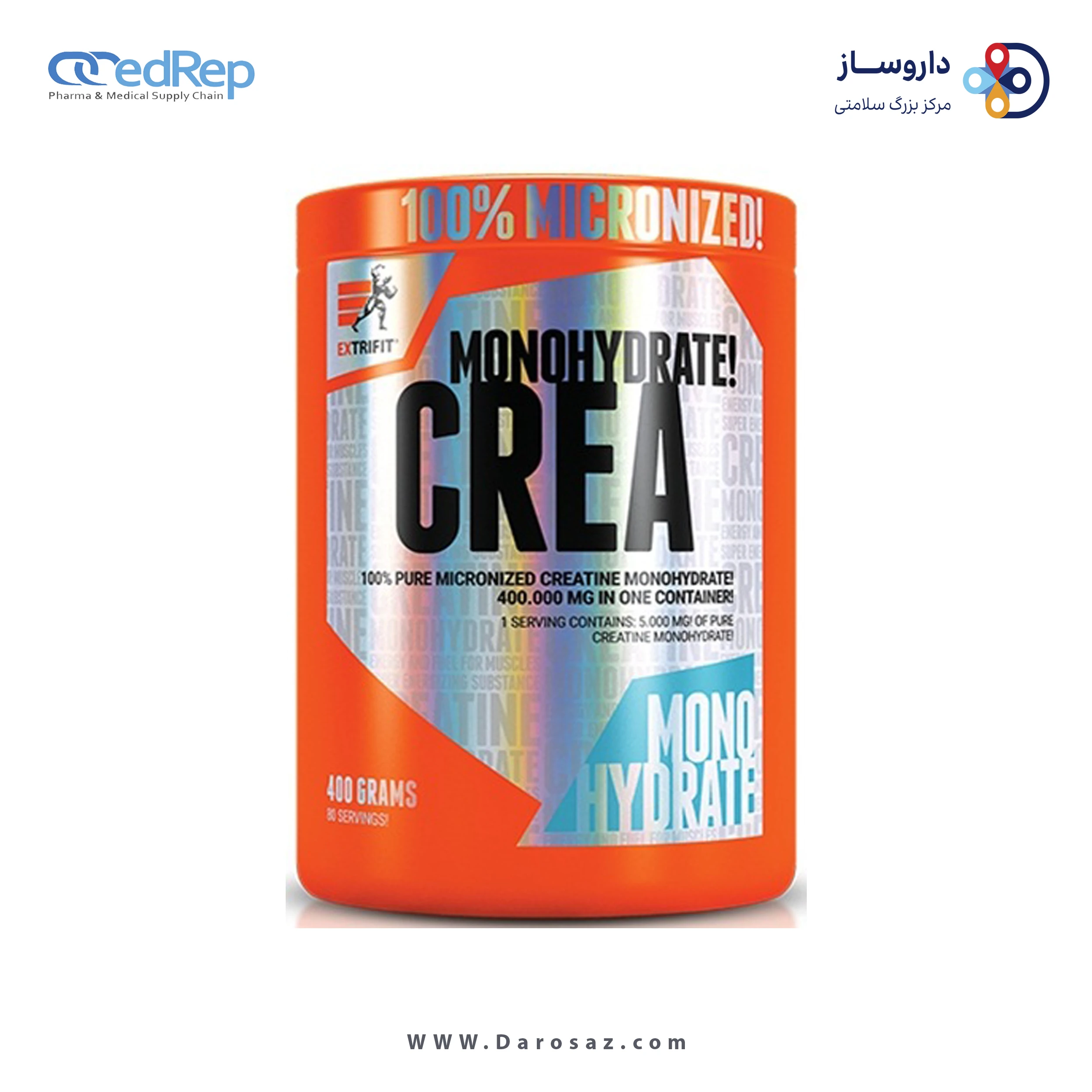 کرا مونوهیدرات 400 گرم پودر