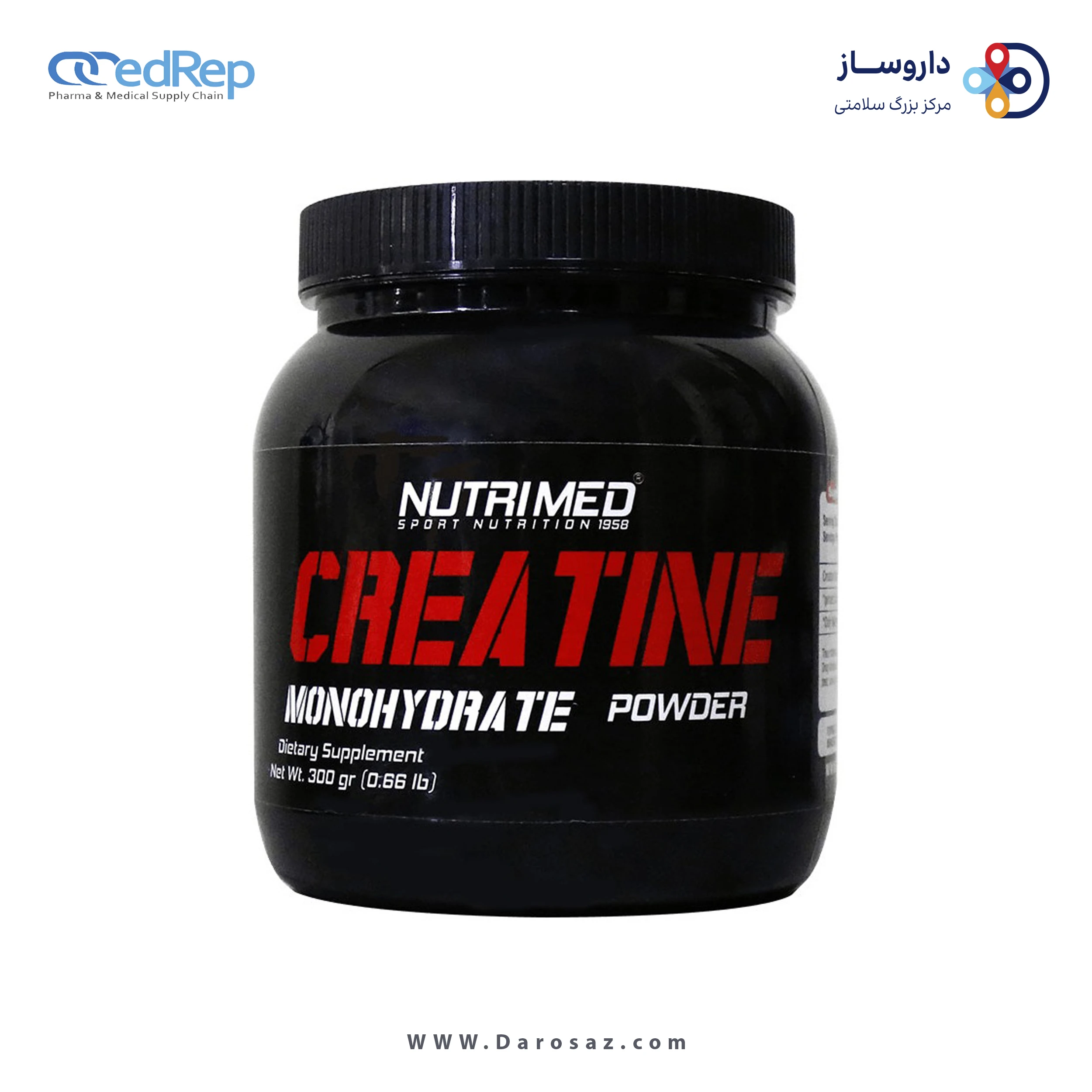 کراتین مونو هیدرات 300 گرم پودر