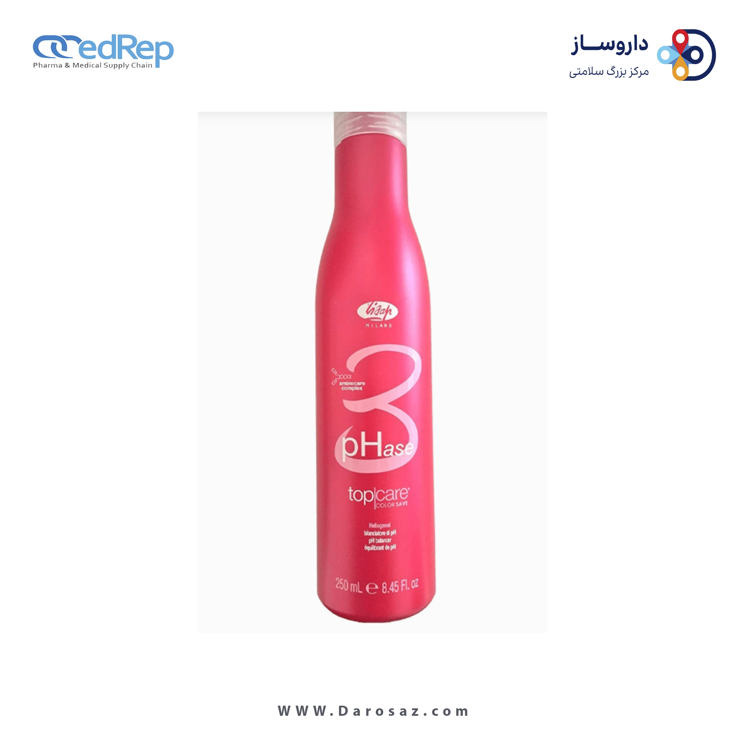محلول دو فازی مرطوب کننده و متعادل کننده Ph مو به شکل اسپری 250ml