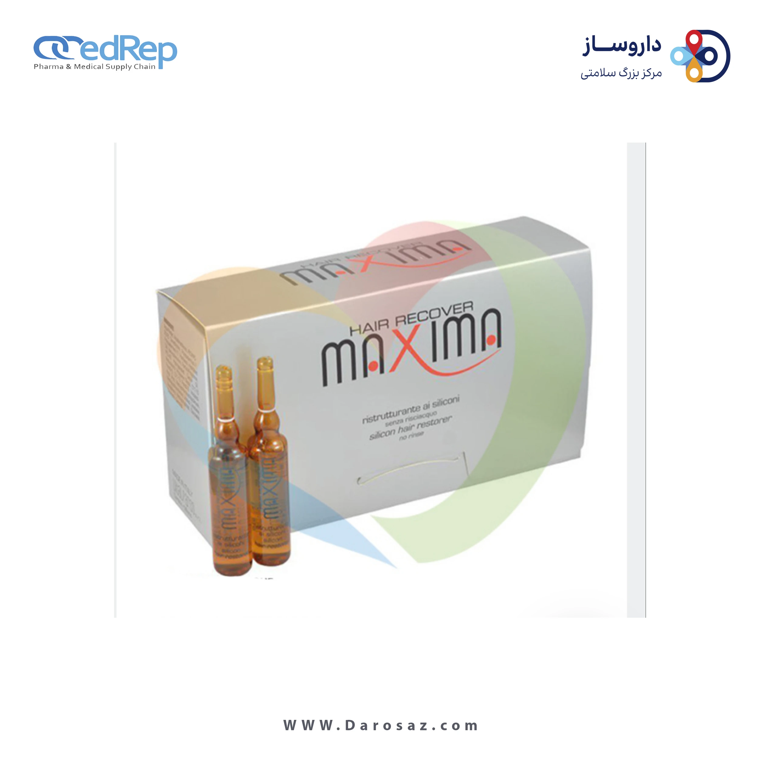 محلول ترمیم کننده مو مناسب موهای آسیب دیده(به شکل آمپول جهت مصارف موضعی)