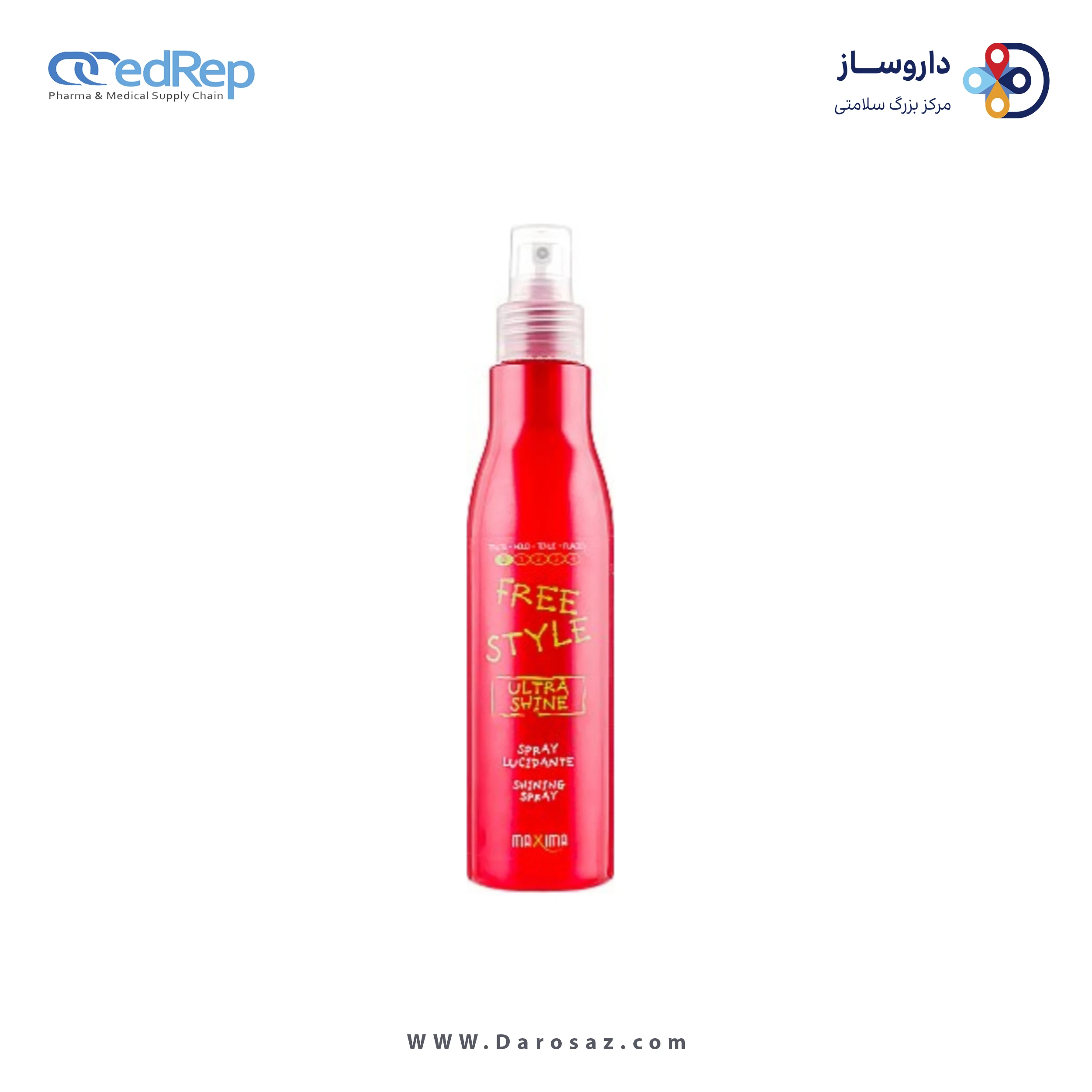 اسپری براق کننده مو(بدون گاز) 200ml