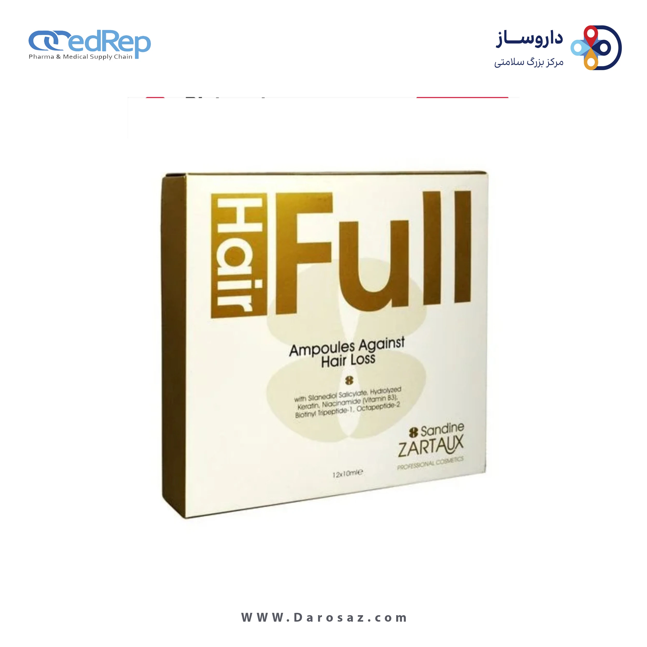 محلول تقویت کننده مو به شکل آمپول