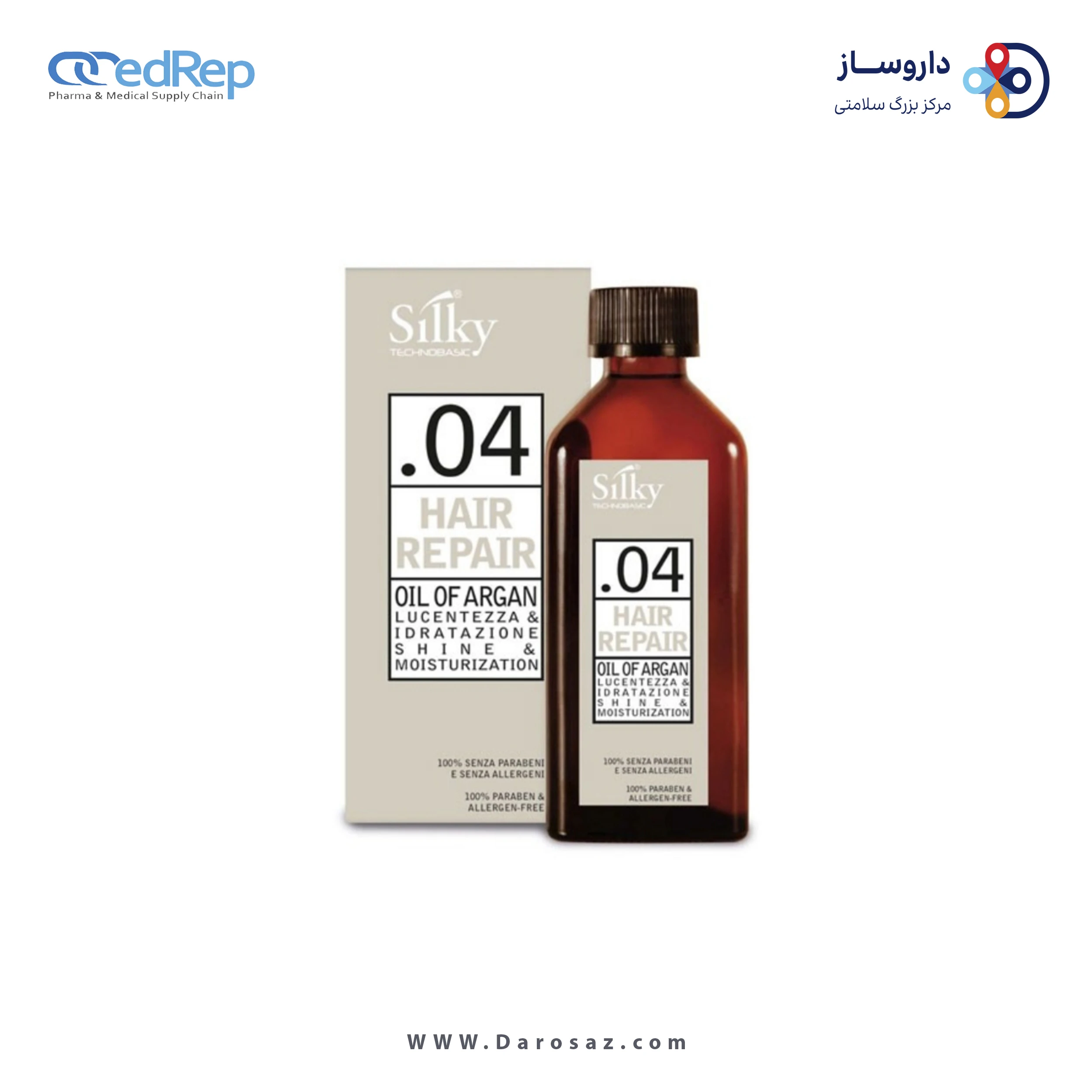 روغن مو حاوی روغن آرگان ۱۰۰میلی