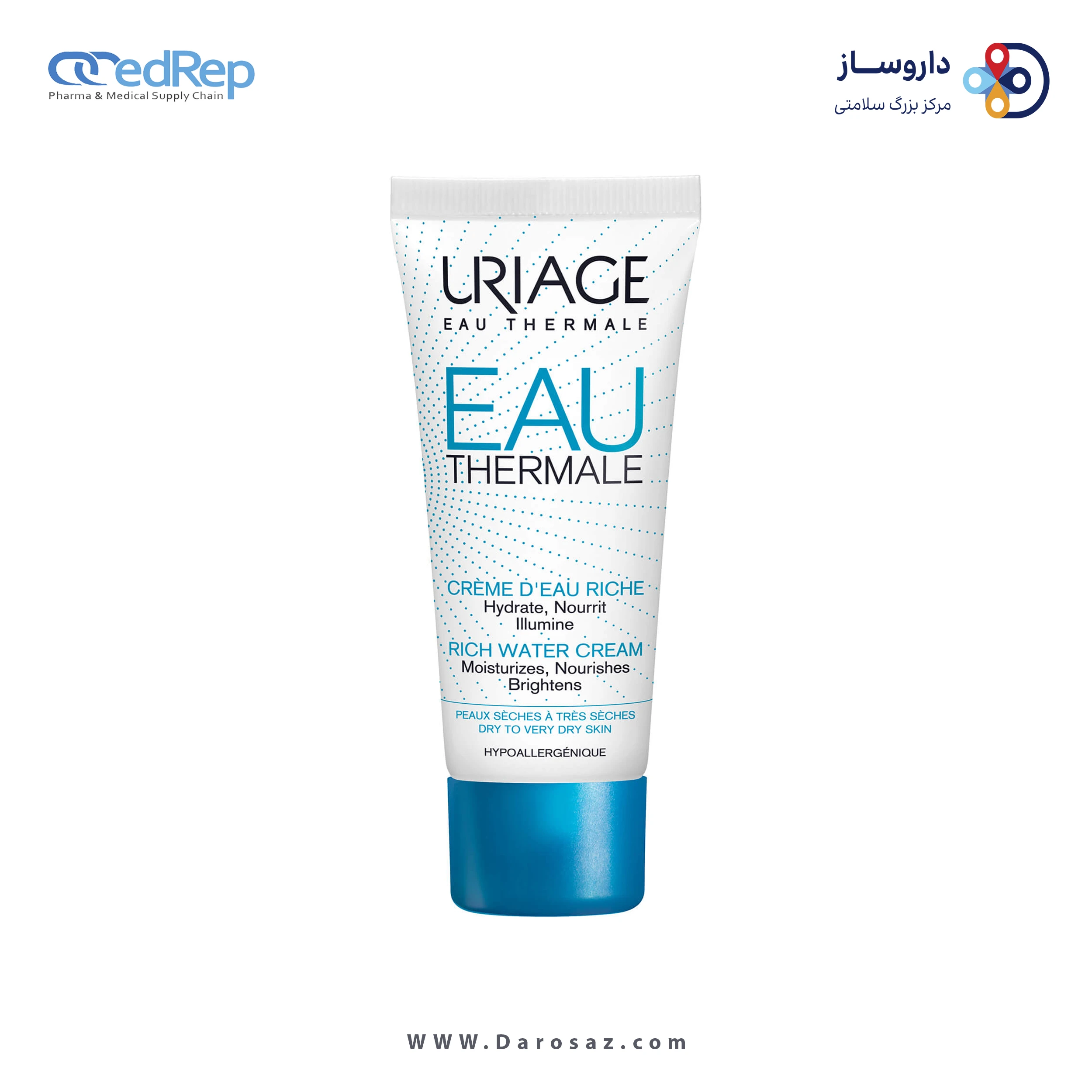 کرم مرطوب کننده ریچ واتر درمال EAU THERMALE Rich Water Cream