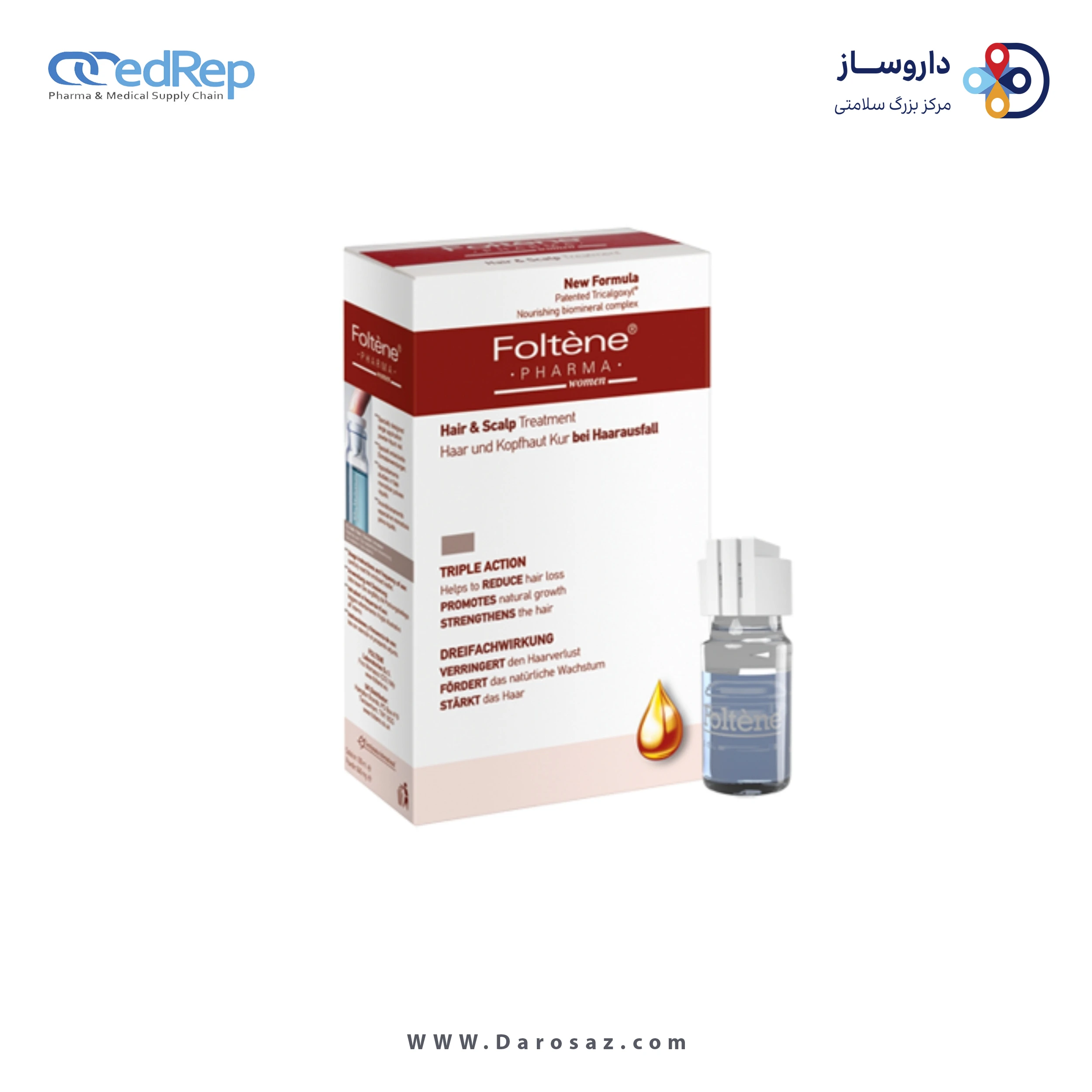 محلول تقویت کننده موی سر خانمها