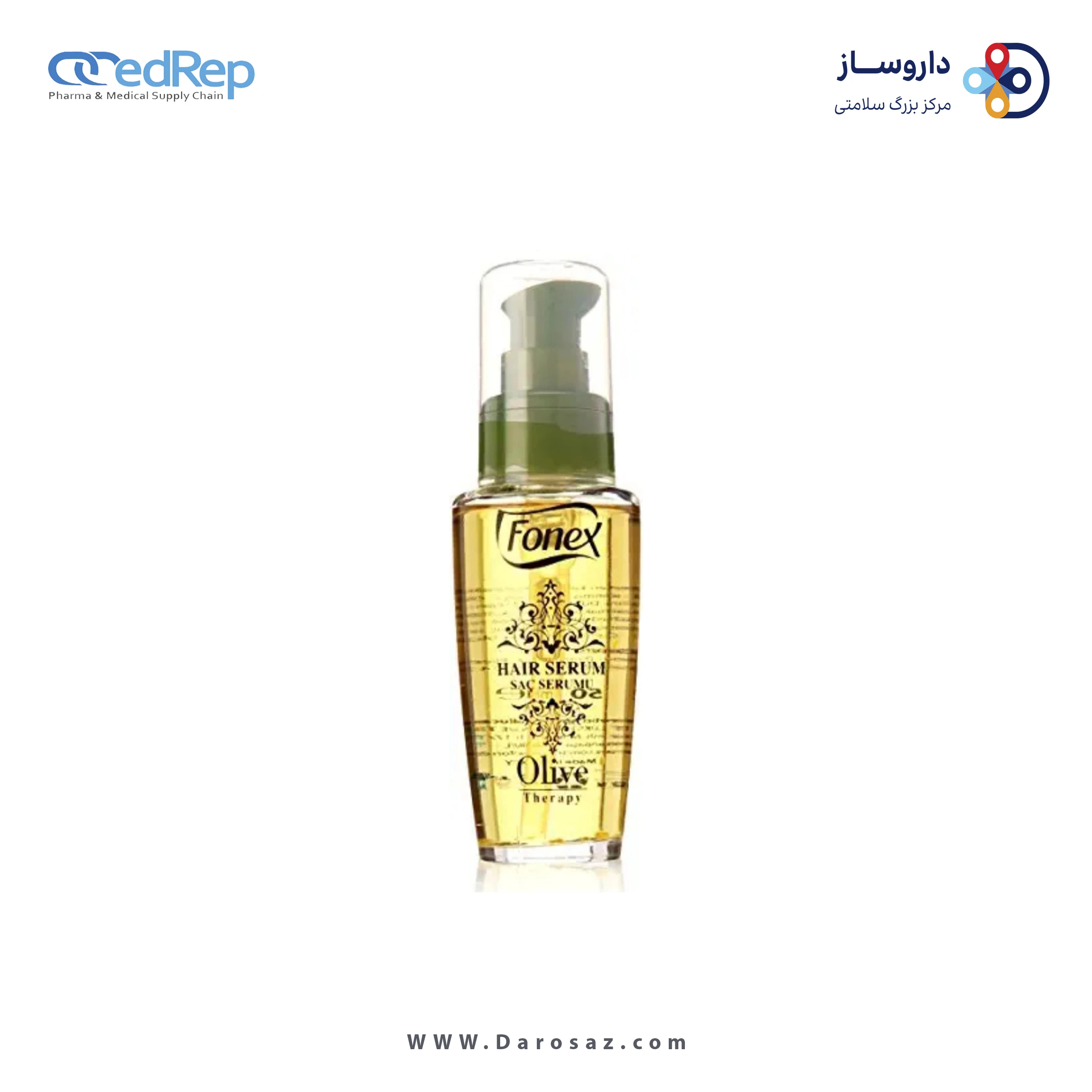 سرم مغذی مو حاوی روغن زیتون
