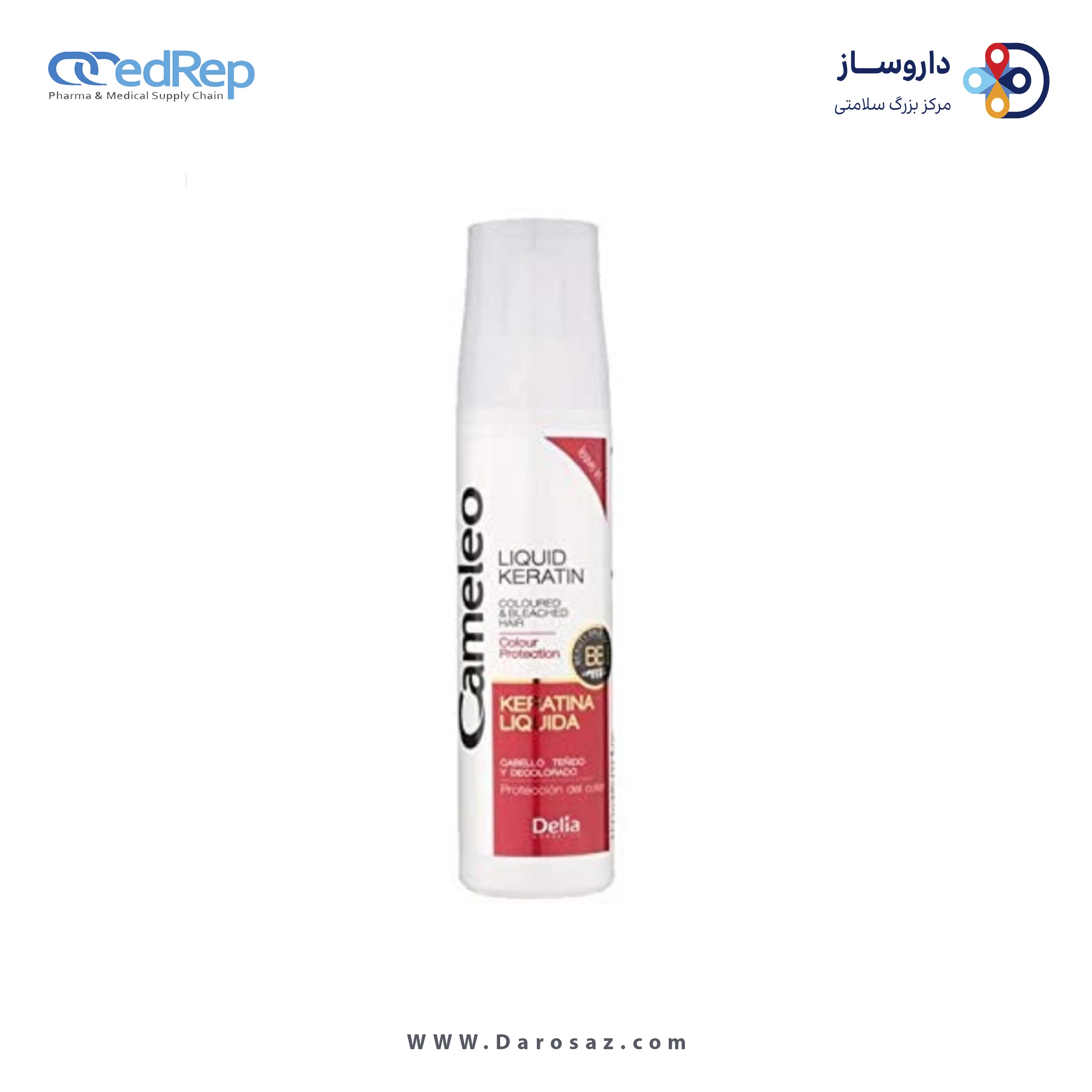 محلول ترمیم کننده مو به شکل اسپری حاوی کراتین برای محافظت موهای رنگ شده 150ML
