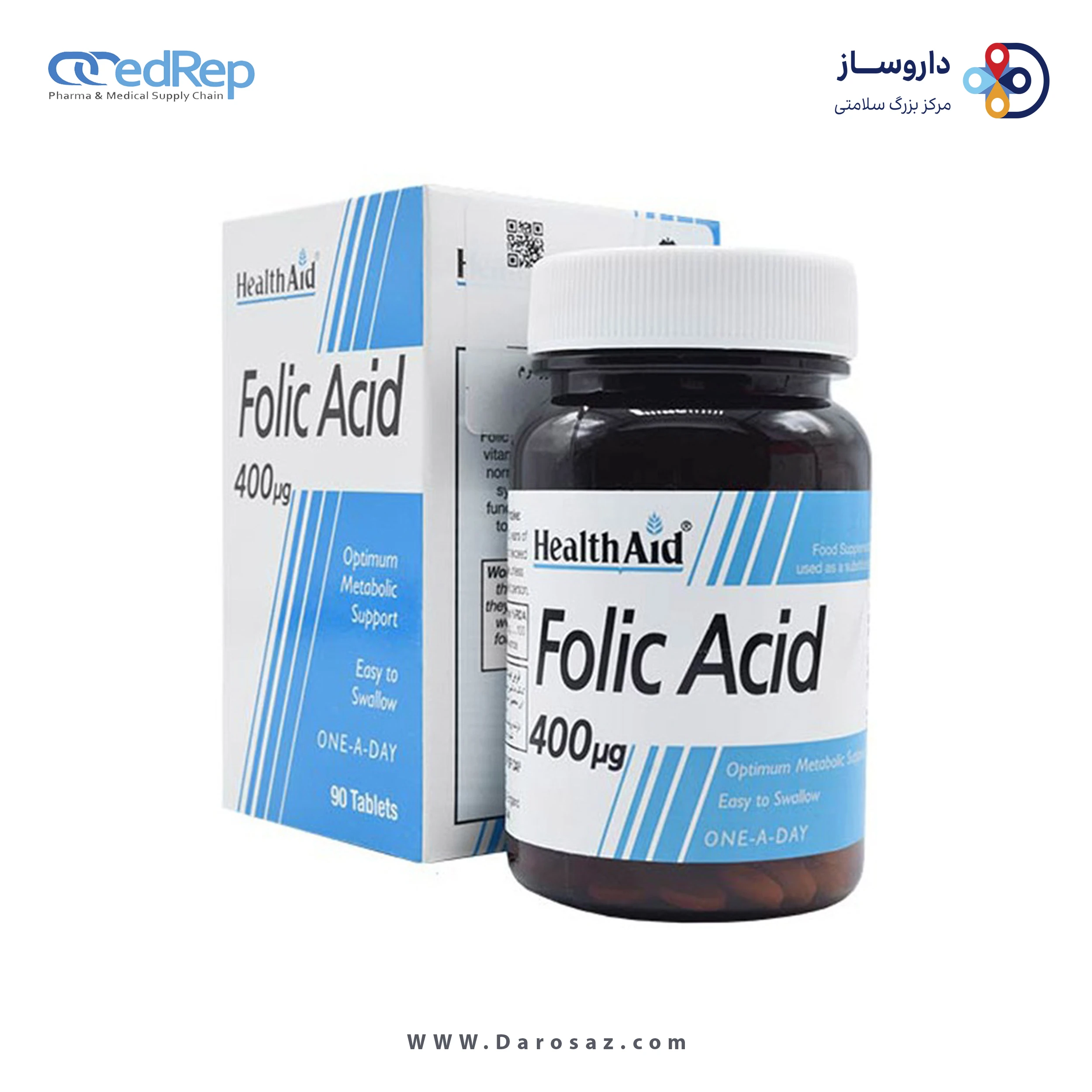 فولیک اسید 400 میکروگرم قرص
