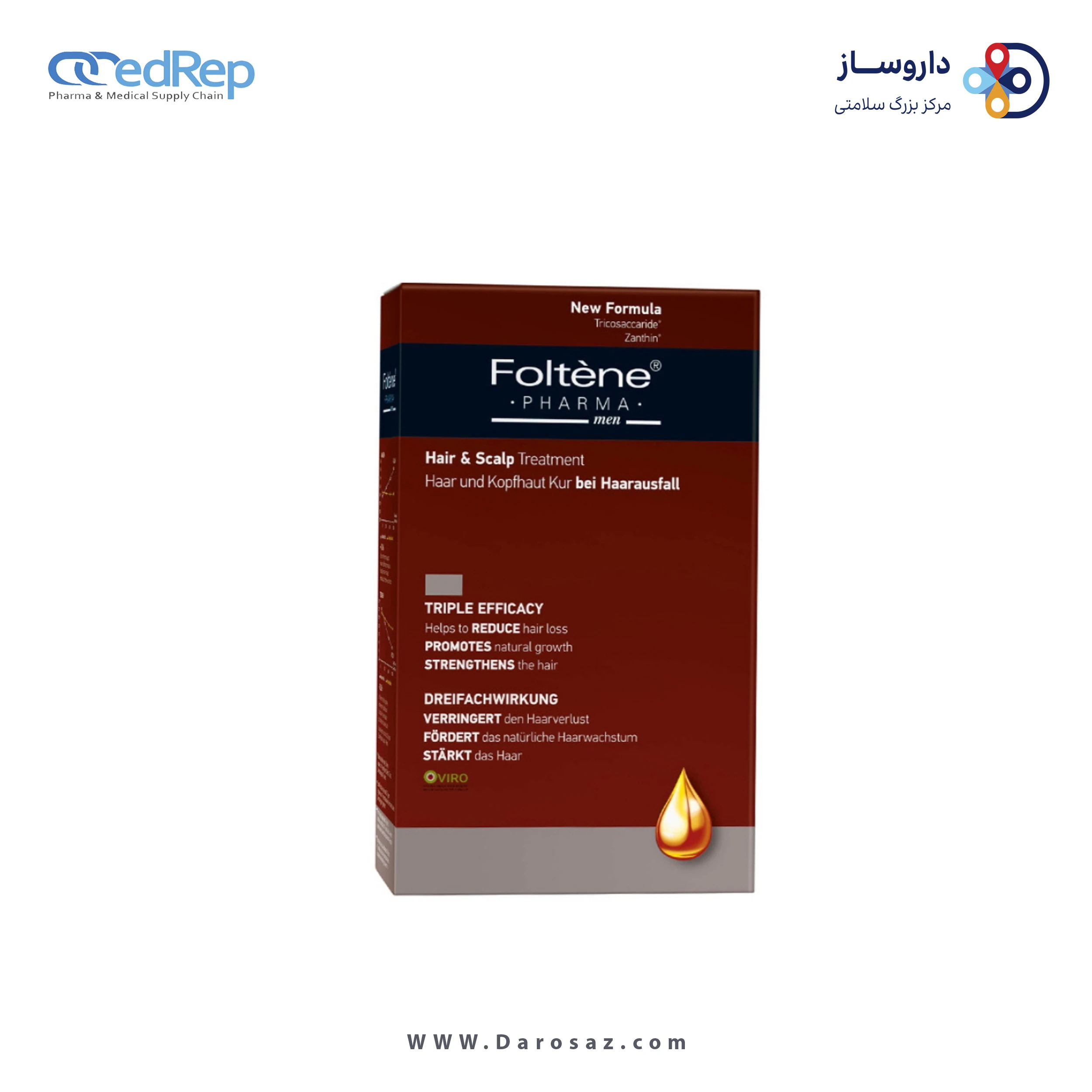 محلول تقویت کننده موی سر آقایان