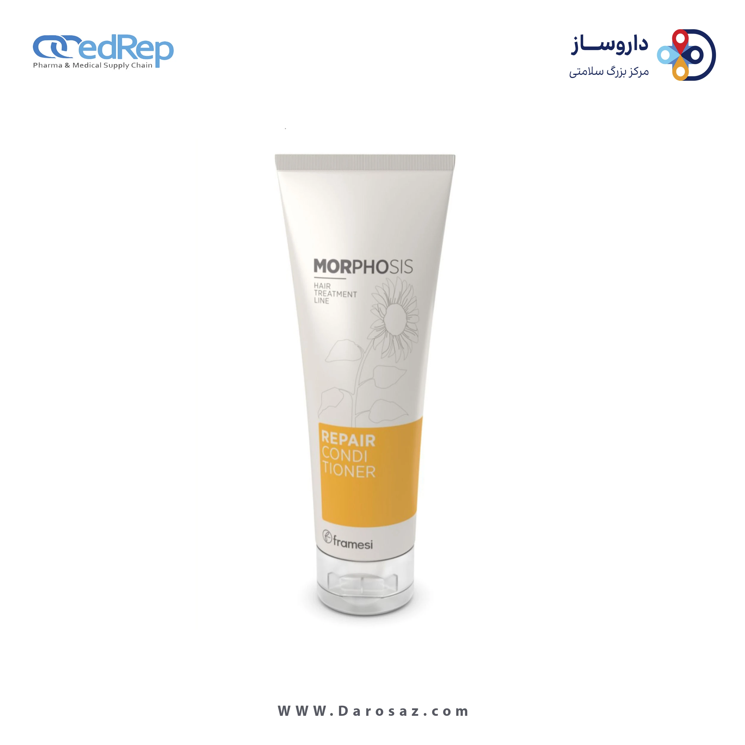 فراورده های حالت دهنده ،نرم کننده وتثبیت کننده آرایش مو (کرمها ، لوسیونها وروغنها) FARMASI MORPHOSIS REPAIR CONDITIONER