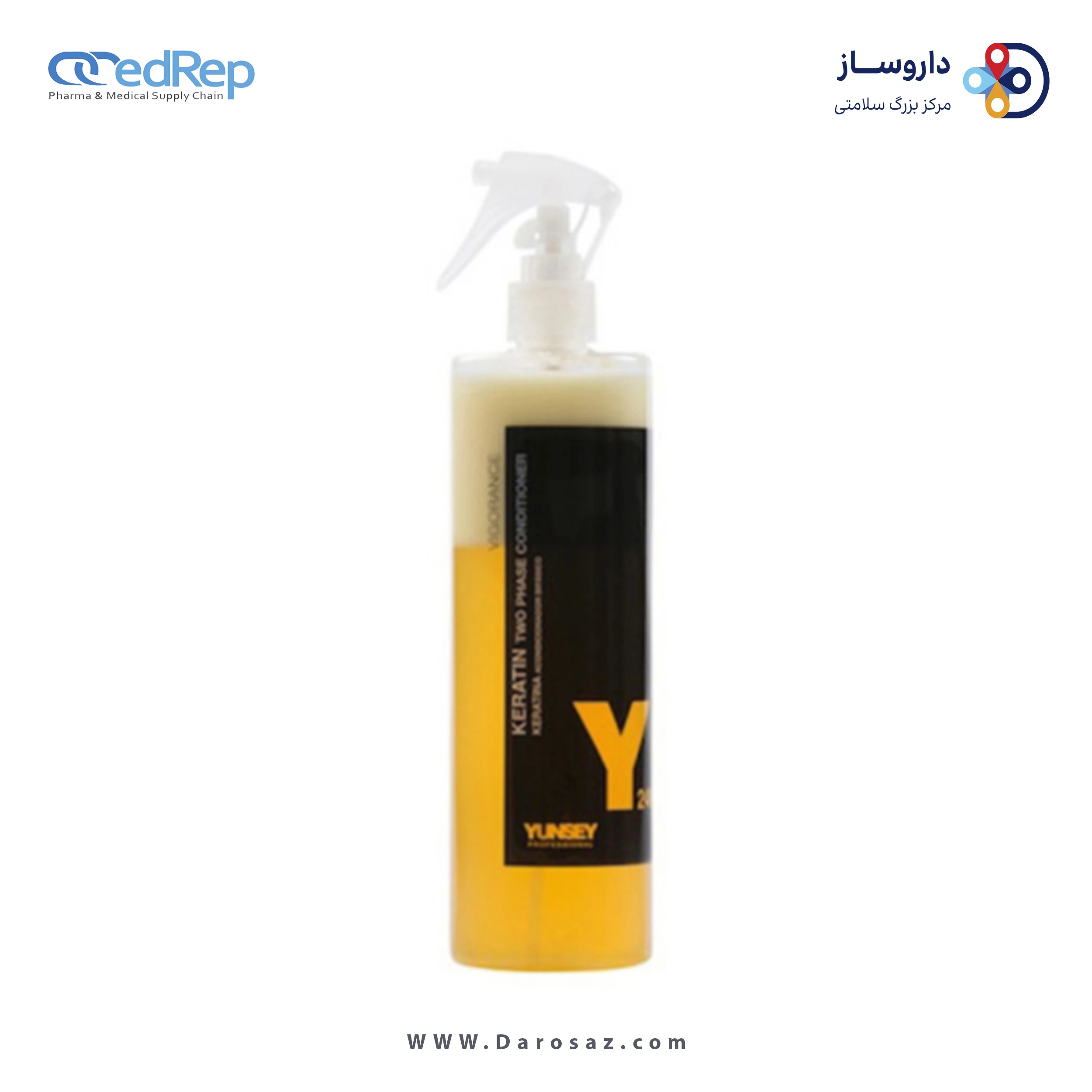 فراورده های حالت دهنده ،نرم کننده وتثبیت کننده آرایش مو (کرمها ، لوسیونها وروغنها) YUNSEY TWO PHASE CONDITIONER WITH ARGAN OIL 100ml