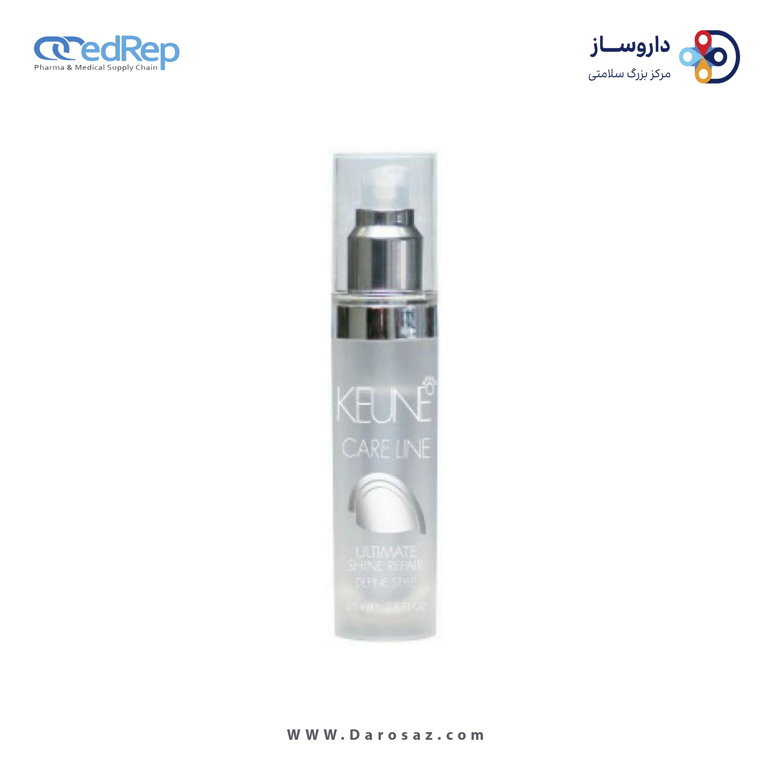 فراورده های حالت دهنده ،نرم کننده وتثبیت کننده آرایش مو (کرمها ، لوسیونها وروغنها) KEUNE Care Line Ultimate Shine Repair 25ml