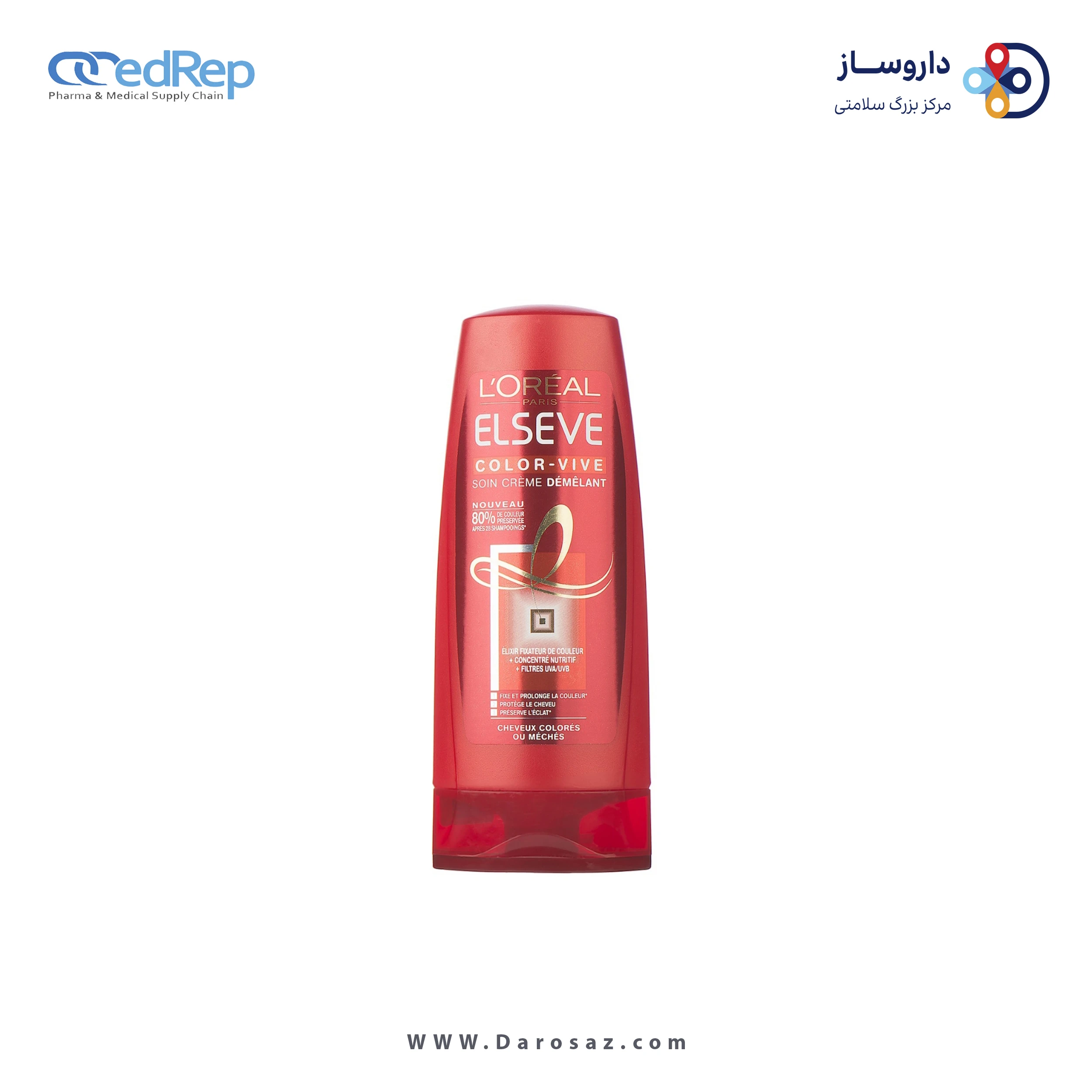 فراورده های حالت دهنده ،نرم کننده وتثبیت کننده آرایش مو (کرمها ، لوسیونها وروغنها) L'OREAL PARIS Elseve Colorvive Soin Creme Demelant / Elseve Colorvive Detangling Cream Conditioner