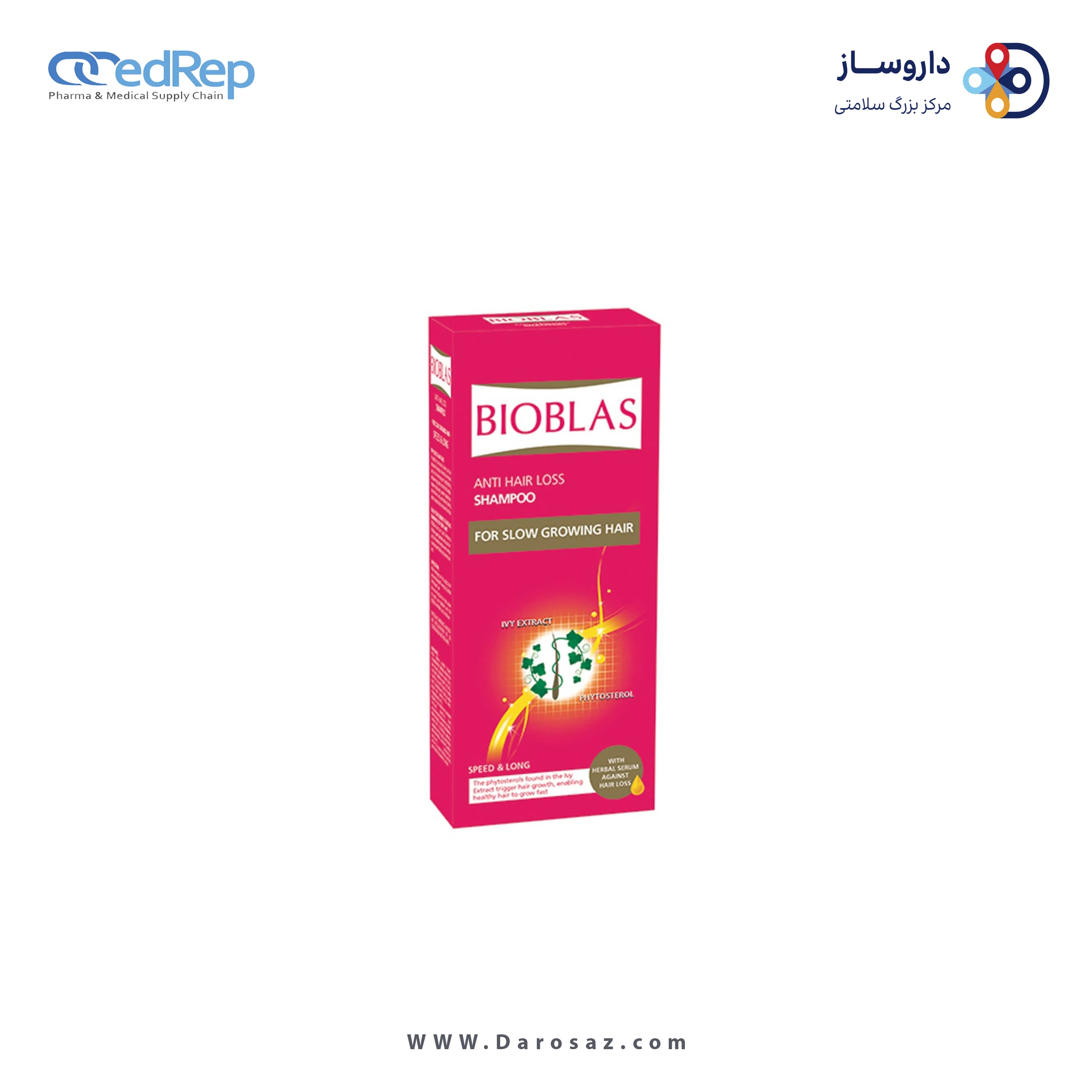 فراورده های حالت دهنده ،نرم کننده وتثبیت کننده آرایش مو (کرمها ، لوسیونها وروغنها) BIOBLAS Anti hair loss Conditioner for Slow growing hair Speed & long
