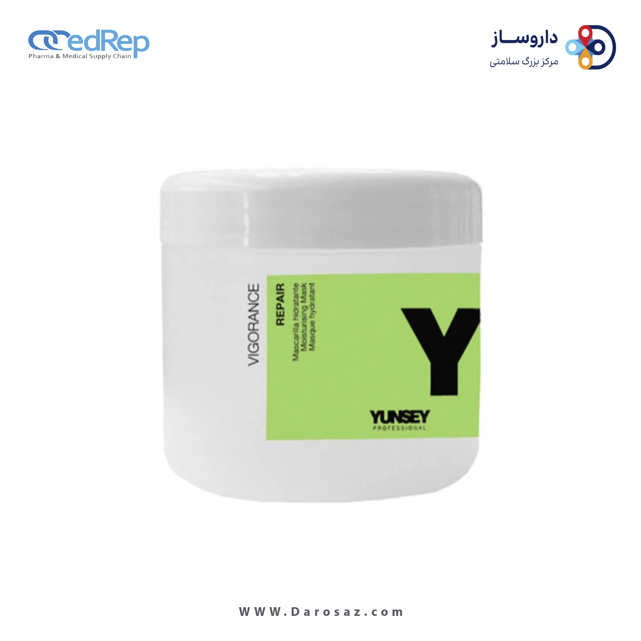 فراورده های حالت دهنده ،نرم کننده وتثبیت کننده آرایش مو (کرمها ، لوسیونها وروغنها) YUNSEY Professional Vigorance Repair Moisturizing Mask