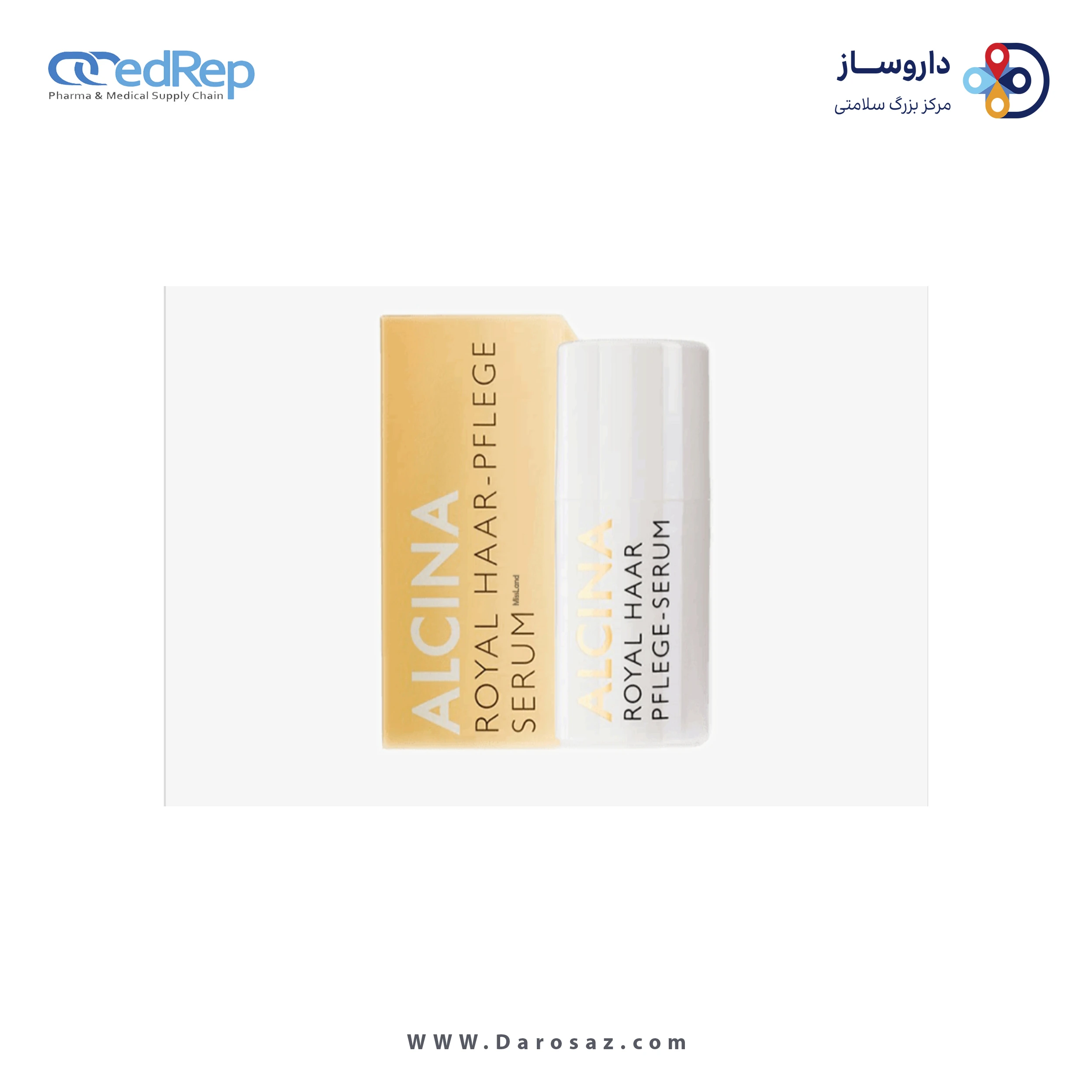 فراورده های حالت دهنده ،نرم کننده وتثبیت کننده آرایش مو (کرمها ، لوسیونها وروغنها) ALCINA ROYAL HAIR CARE SERUM