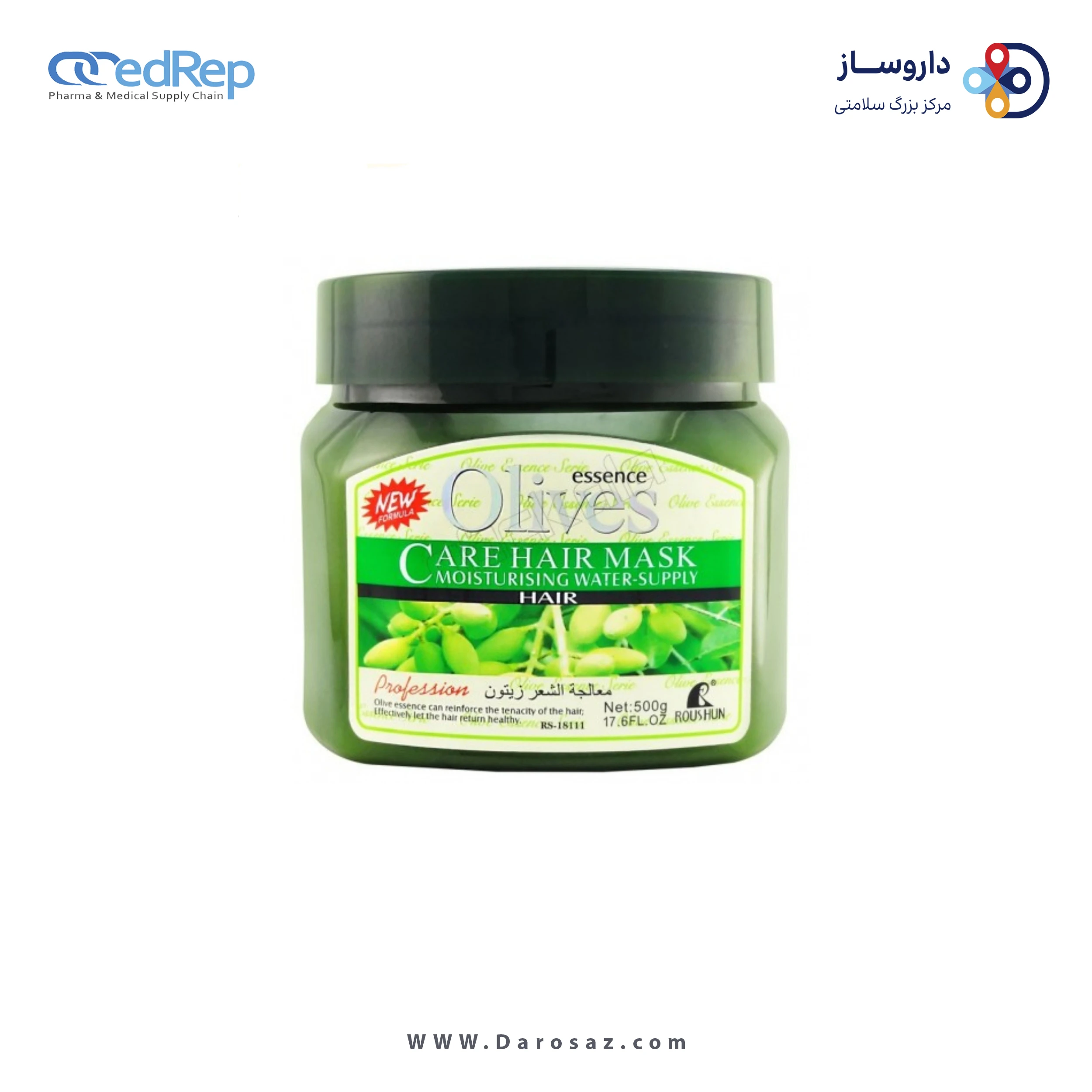 فراورده های حالت دهنده ،نرم کننده وتثبیت کننده آرایش مو (کرمها ، لوسیونها وروغنها) OLIVE Mask for Normal Hair 500ML