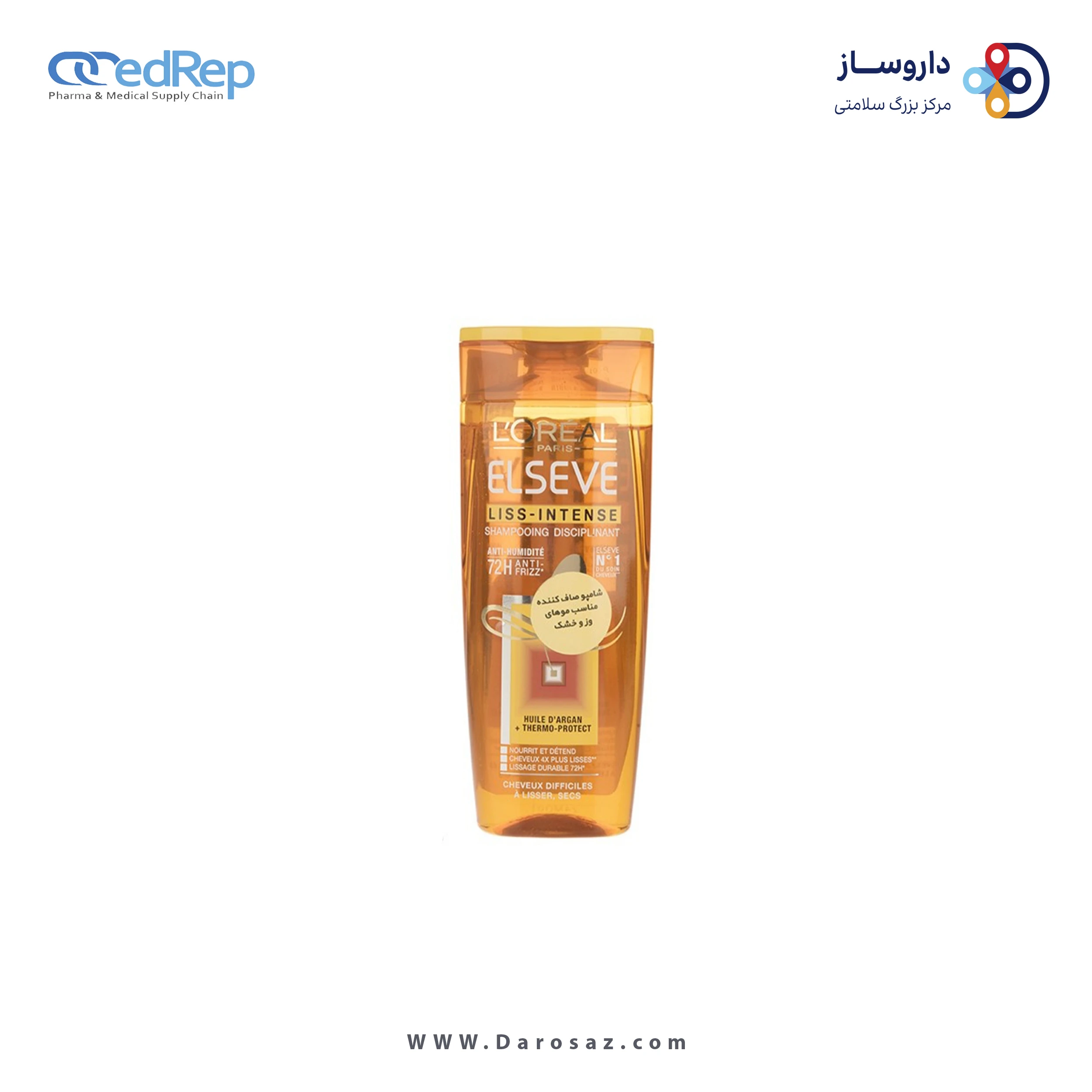 فراورده های حالت دهنده ،نرم کننده وتثبیت کننده آرایش مو (کرمها ، لوسیونها وروغنها) L'OREAL PARIS Elseve Liss Intense Soin Creme Demelant / Elseve Liss intense Detangling Cream Conditioner