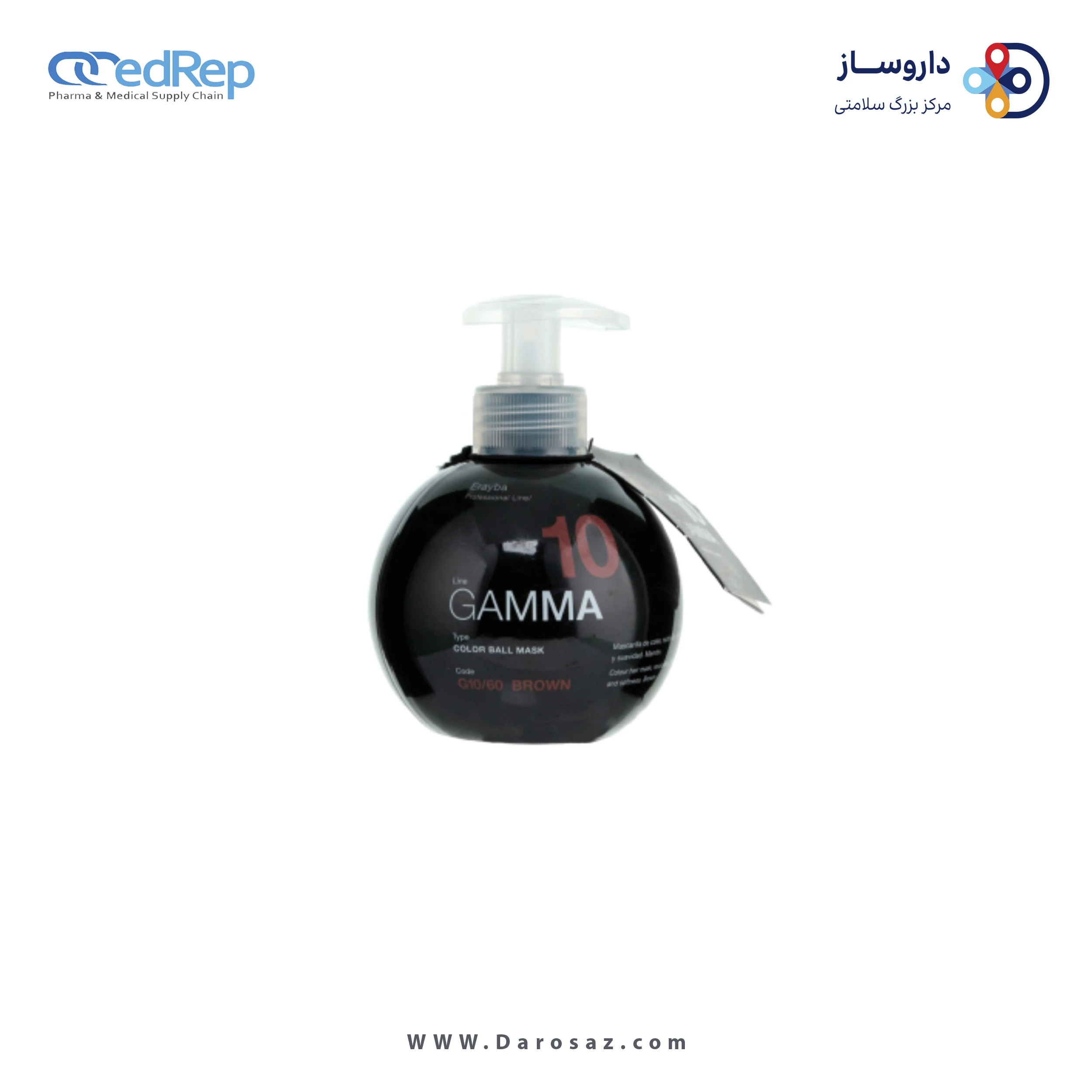 فراورده های حالت دهنده ،نرم کننده وتثبیت کننده آرایش مو (کرمها ، لوسیونها وروغنها) ERAYBA COLOR BALL MASK G10/60 BROWN