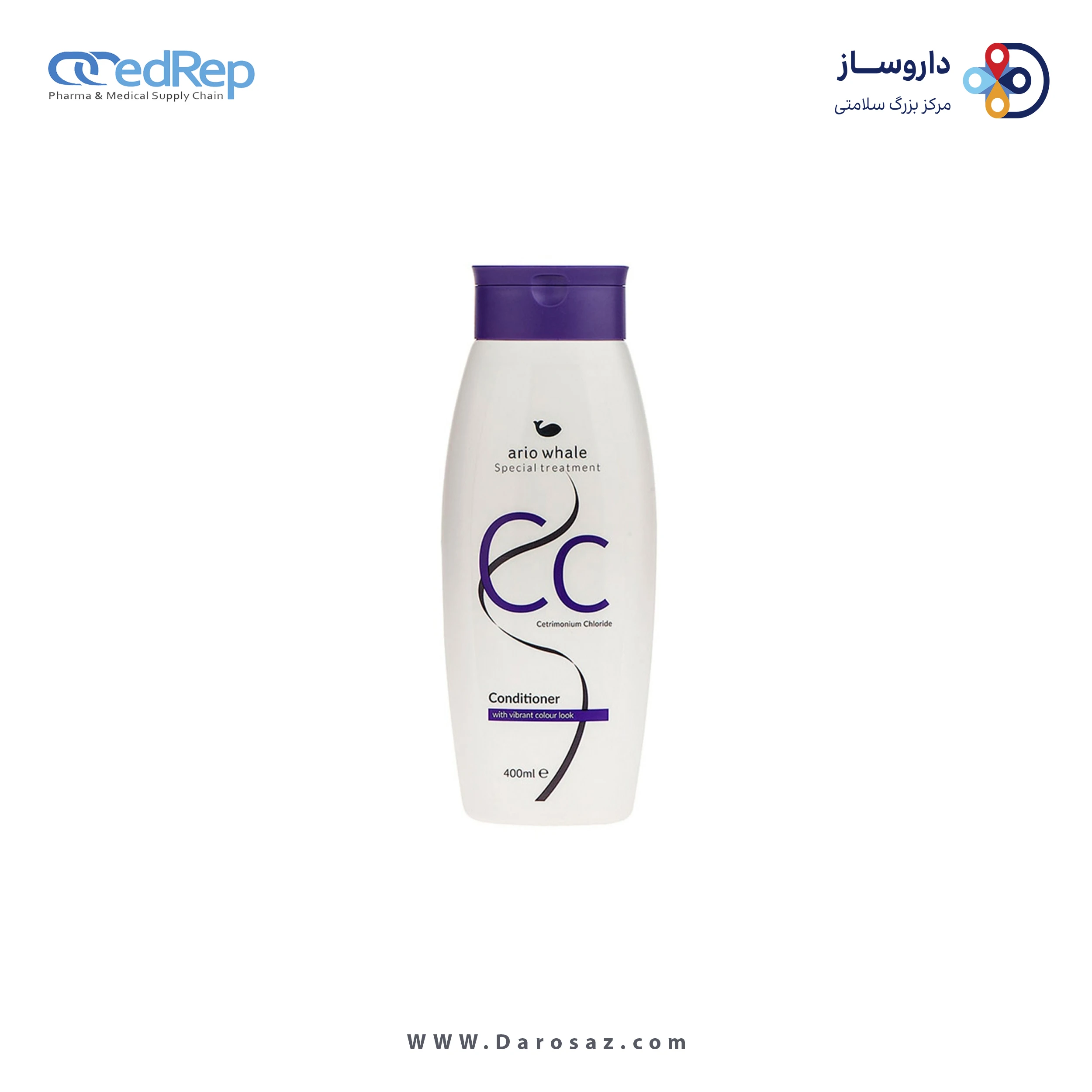 فراورده های حالت دهنده ،نرم کننده وتثبیت کننده آرایش مو (کرمها ، لوسیونها وروغنها) ARIO WHALE CONDITIONER