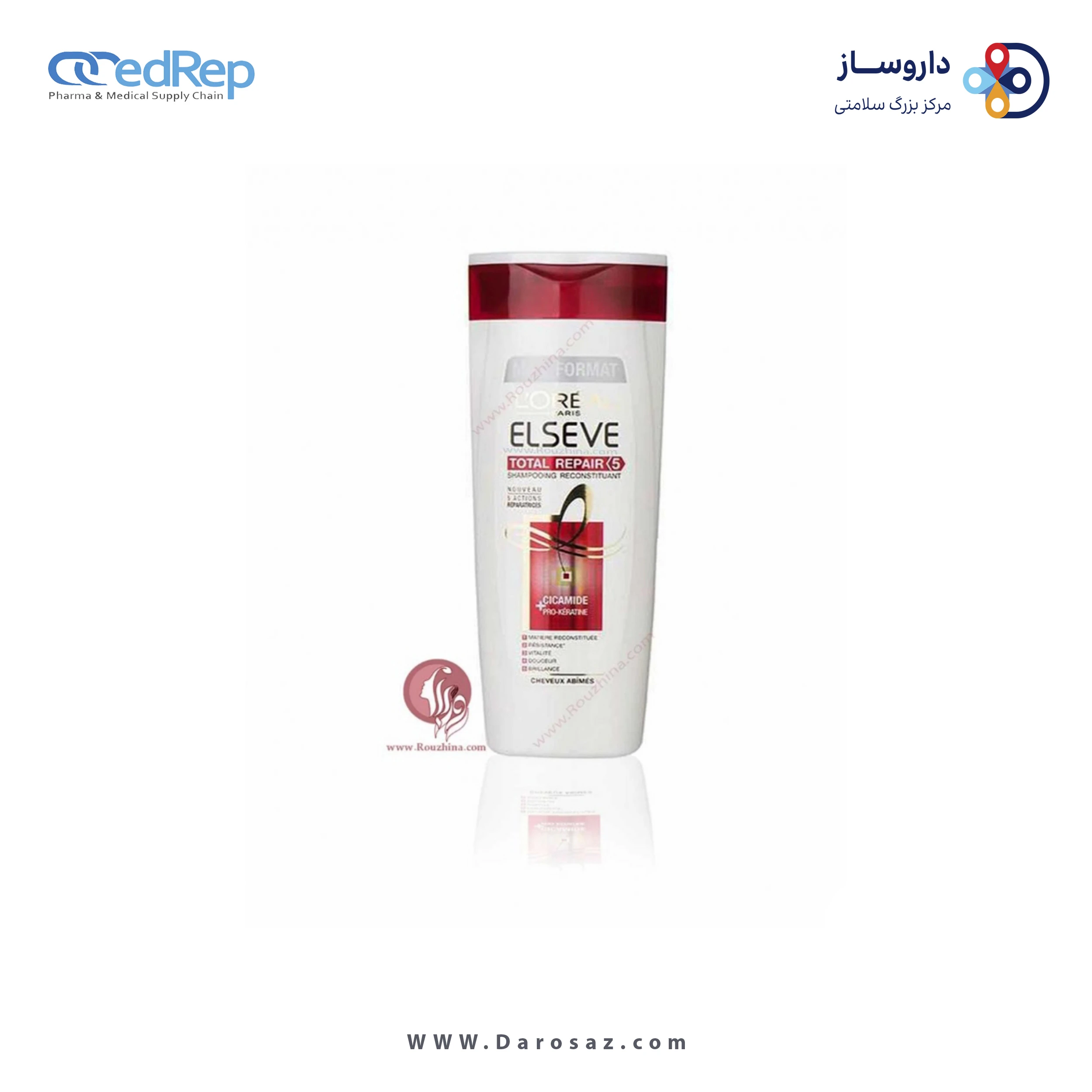 فراورده های حالت دهنده ،نرم کننده وتثبیت کننده آرایش مو (کرمها ، لوسیونها وروغنها) L'OREAL PARIS TOTAL REPAIR5 MIRACLE INSTANTANE SOIN RECONSTITUANT