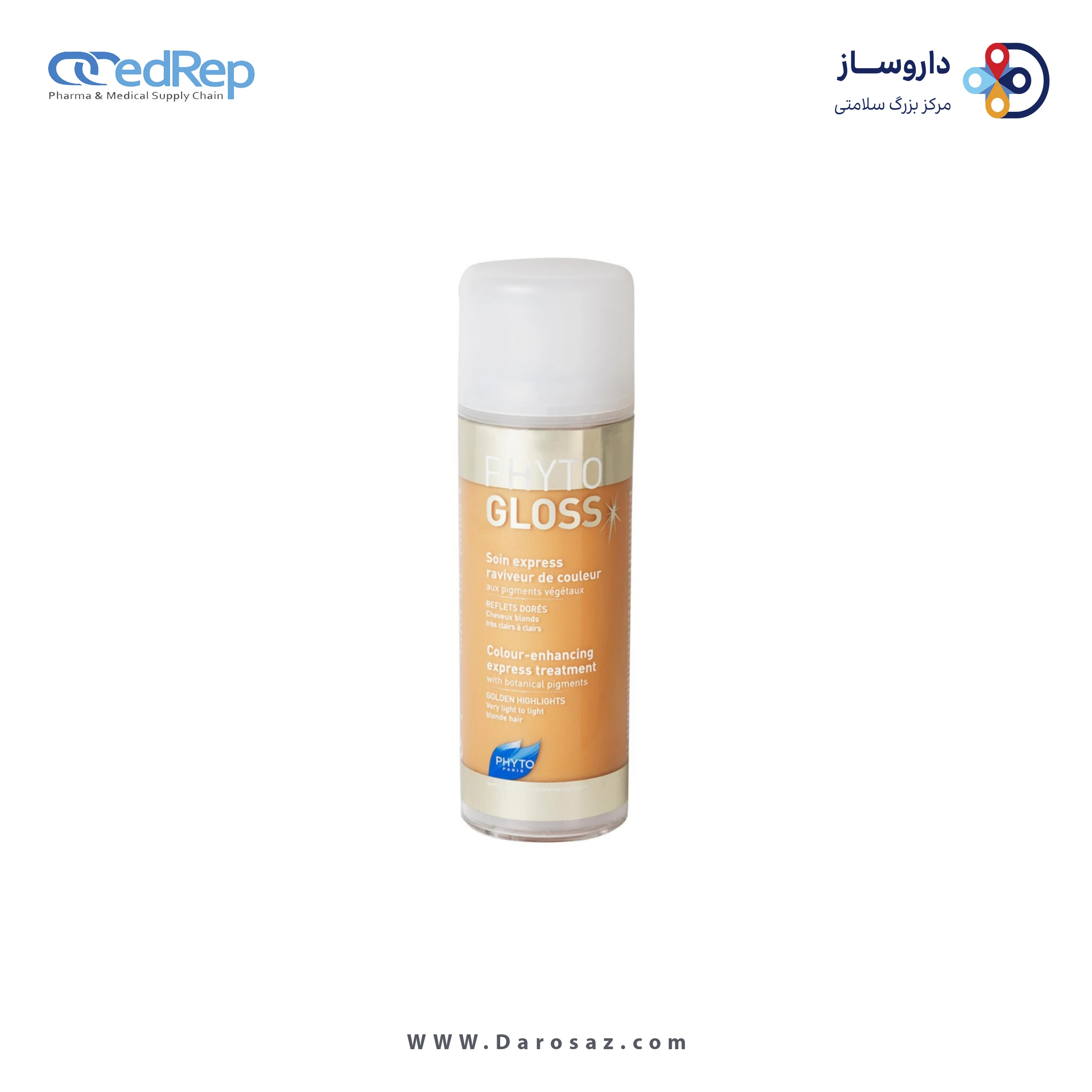 فراورده های حالت دهنده ،نرم کننده وتثبیت کننده آرایش مو (کرمها ، لوسیونها وروغنها) PHYTO Phyto Gloss Colour Enhancing Express Treatment