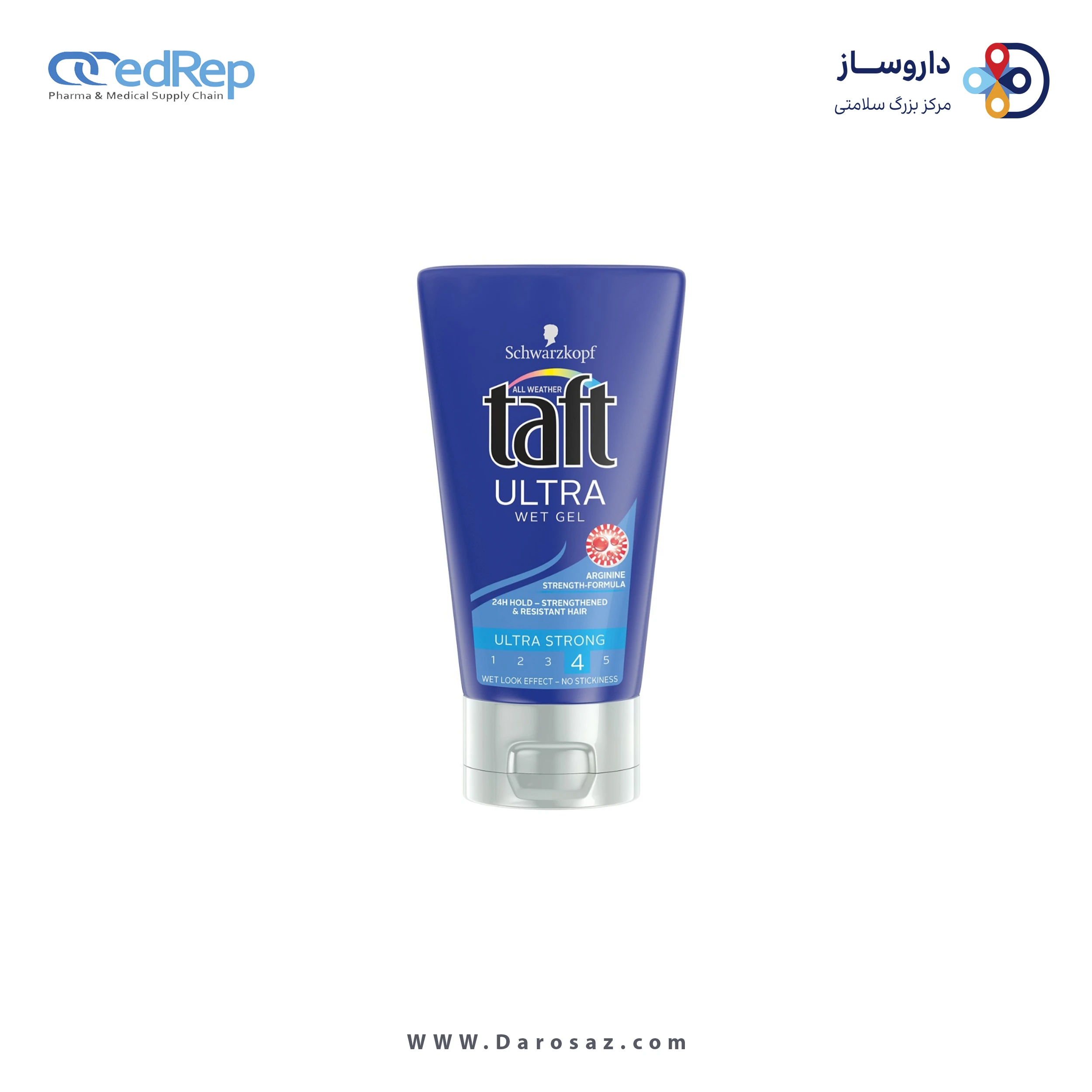 فراورده های حالت دهنده ،نرم کننده وتثبیت کننده آرایش مو (کرمها ، لوسیونها وروغنها) TAFT Ultra Wet Gel Ultra Strong