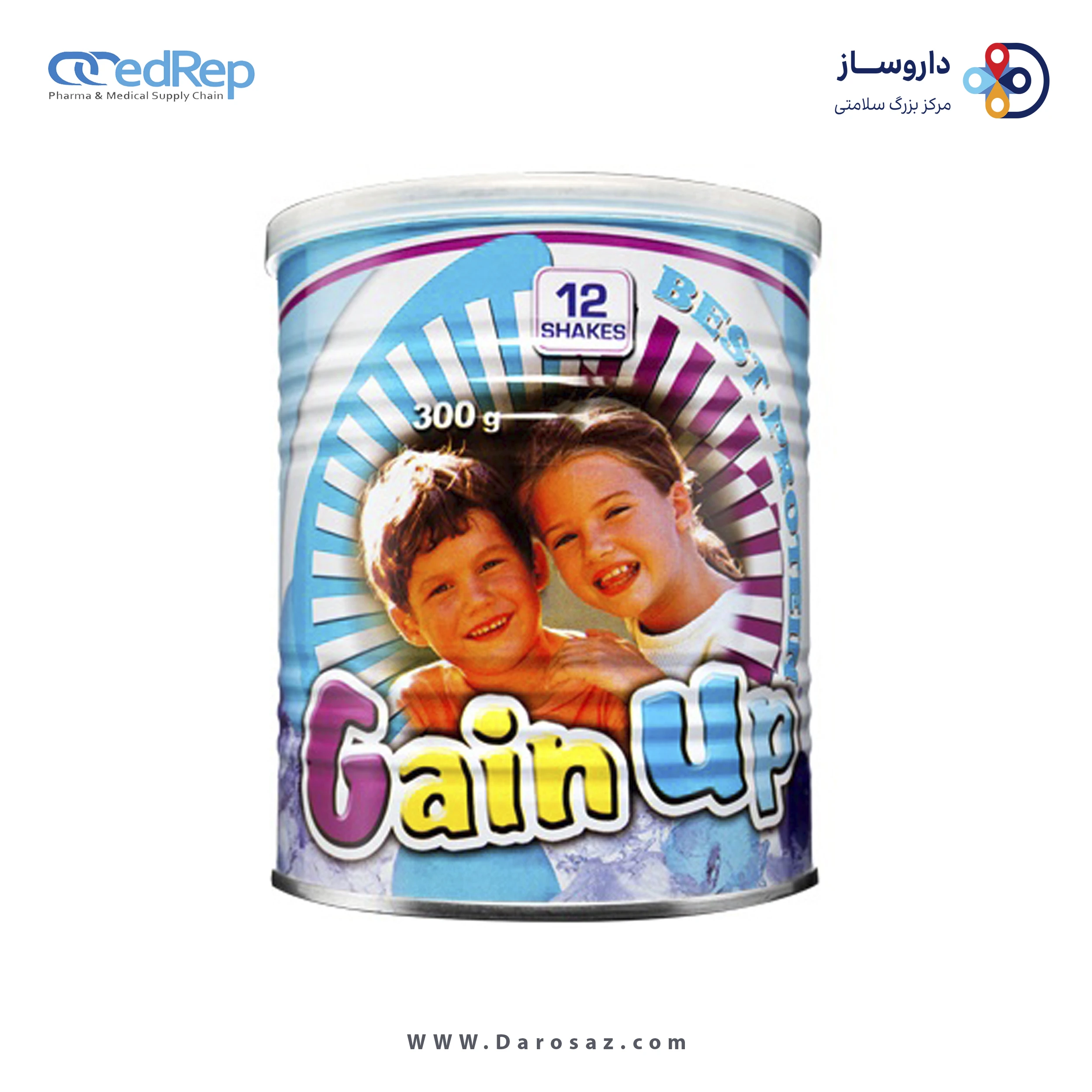 گین آپ کودکان 300 گرم طعم شکلات پودر