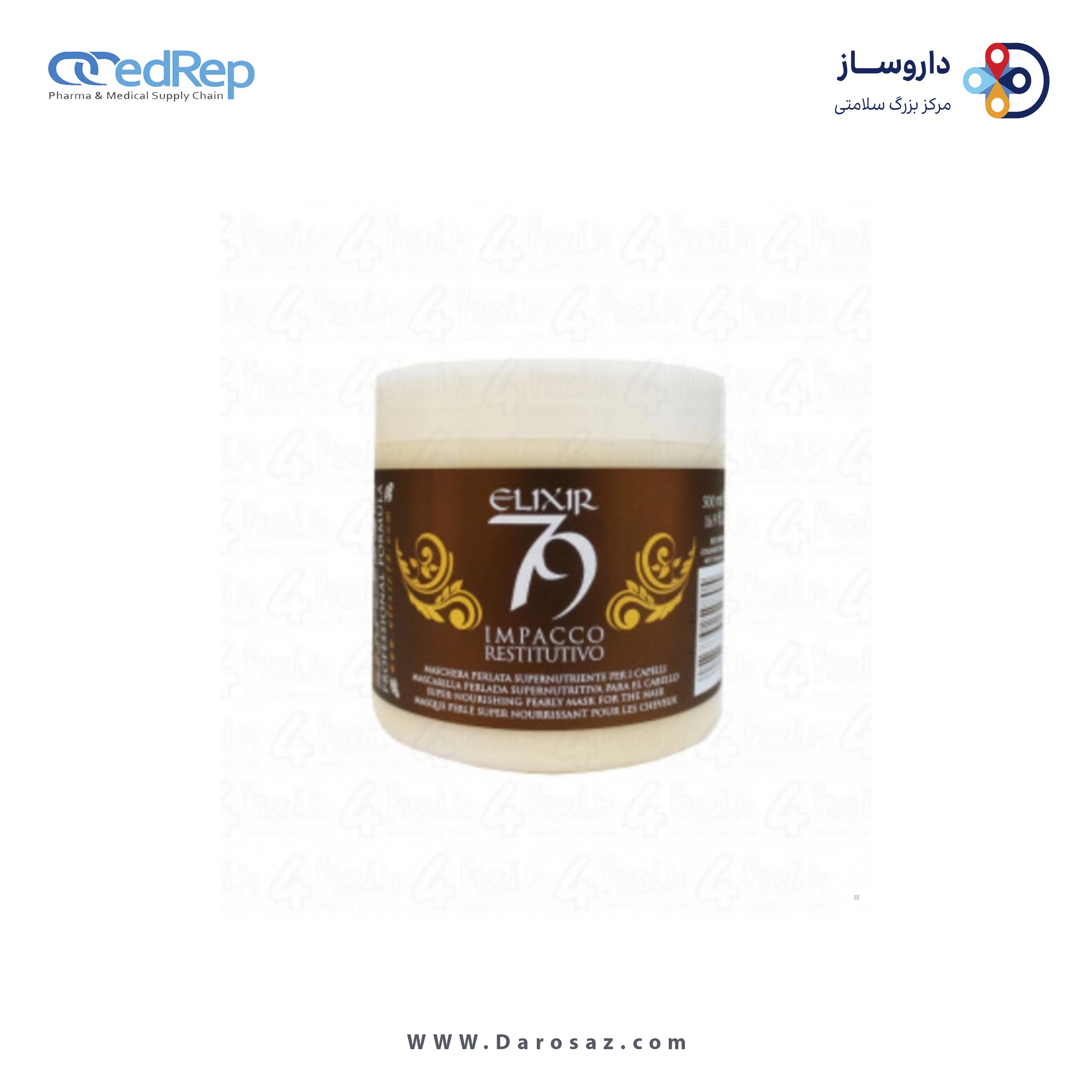 فراورده های حالت دهنده ،نرم کننده وتثبیت کننده آرایش مو (کرمها ، لوسیونها وروغنها) ELIXIR 79 Super Nourishing Pearly Mask For The Hair