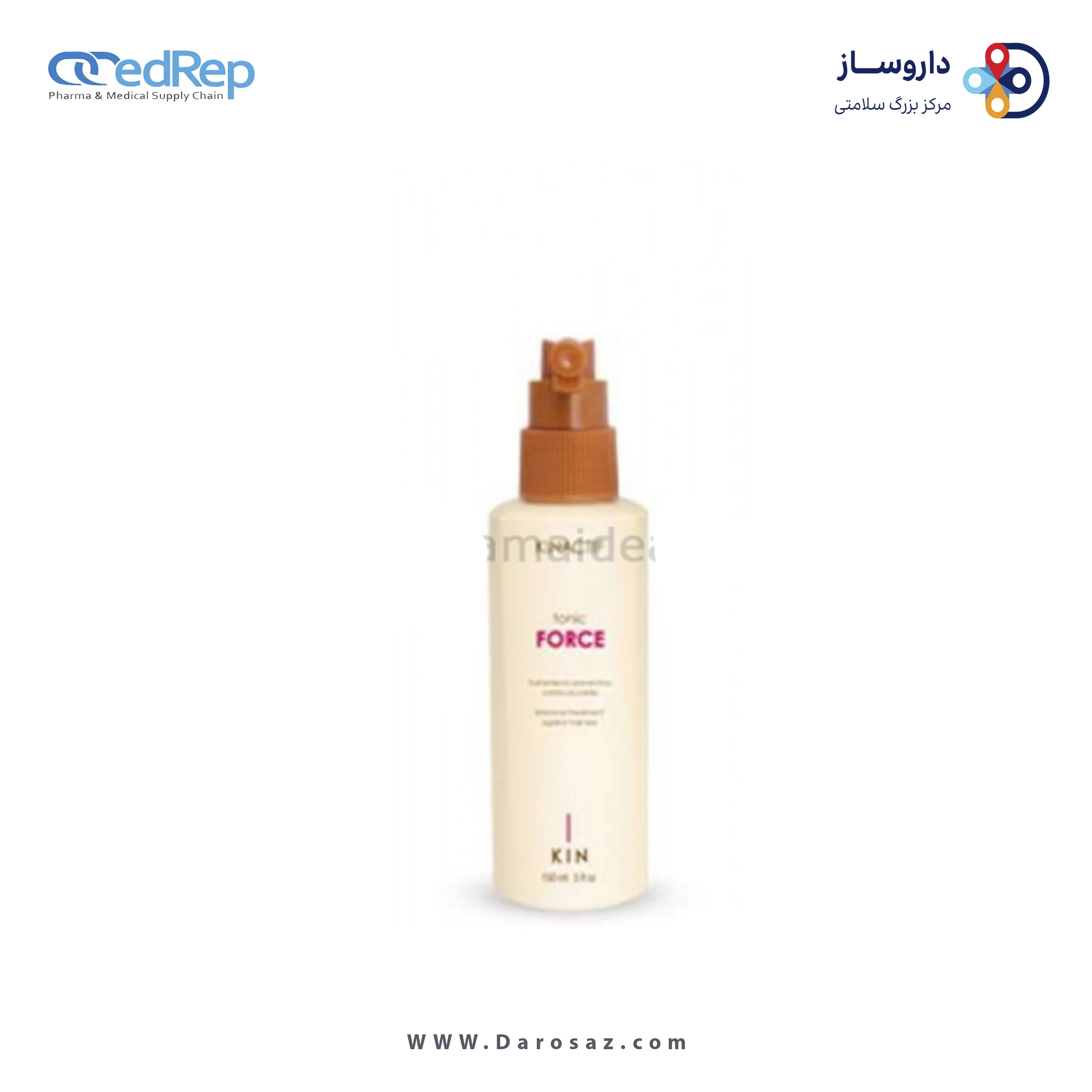فراورده های حالت دهنده ،نرم کننده وتثبیت کننده آرایش مو (کرمها ، لوسیونها وروغنها) KIN KINACTIF TONIC FORCE 150ML