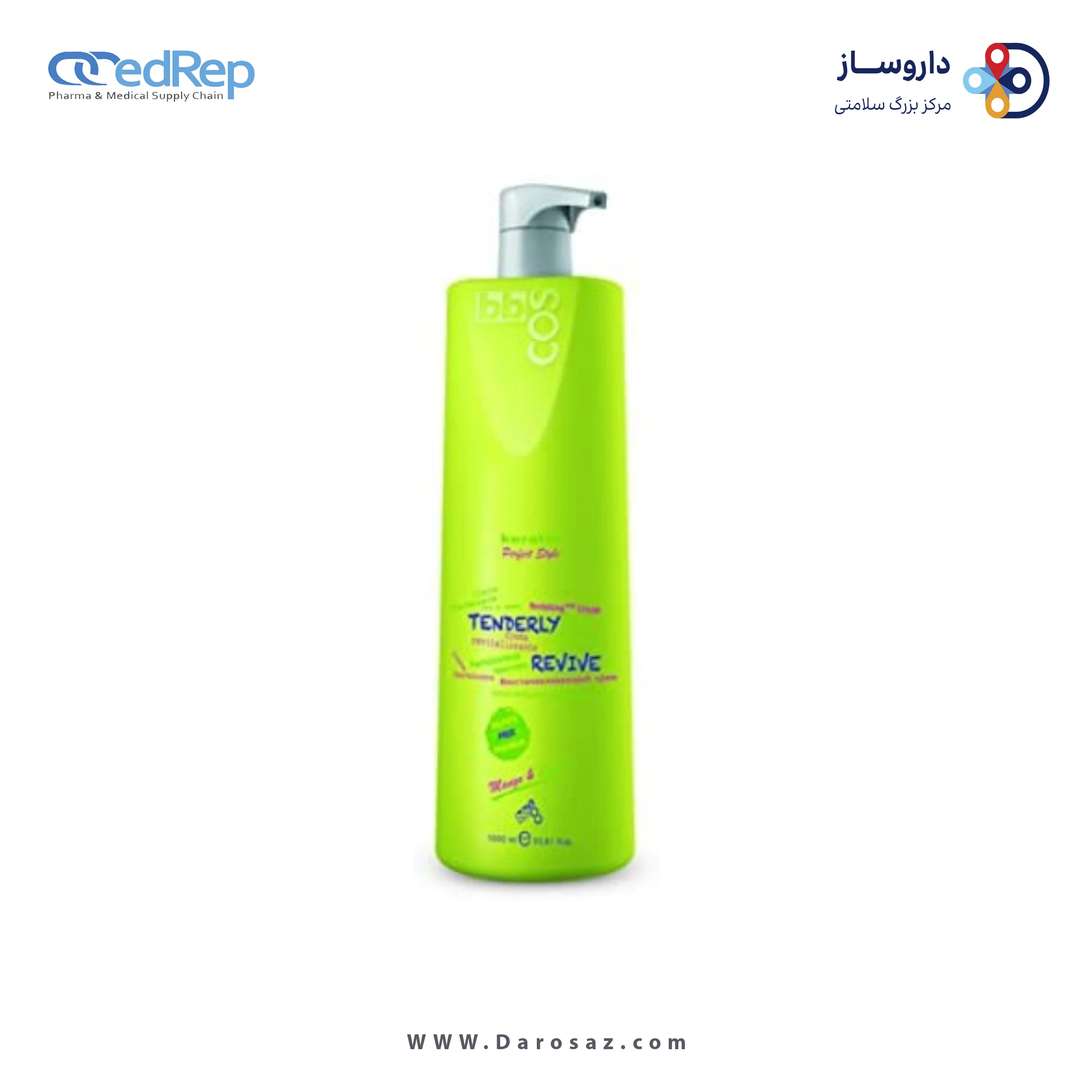 فراورده های حالت دهنده ،نرم کننده وتثبیت کننده آرایش مو (کرمها ، لوسیونها وروغنها) BBCOS KPS TENDERLY REVIVE HAIR CREAM 100ml