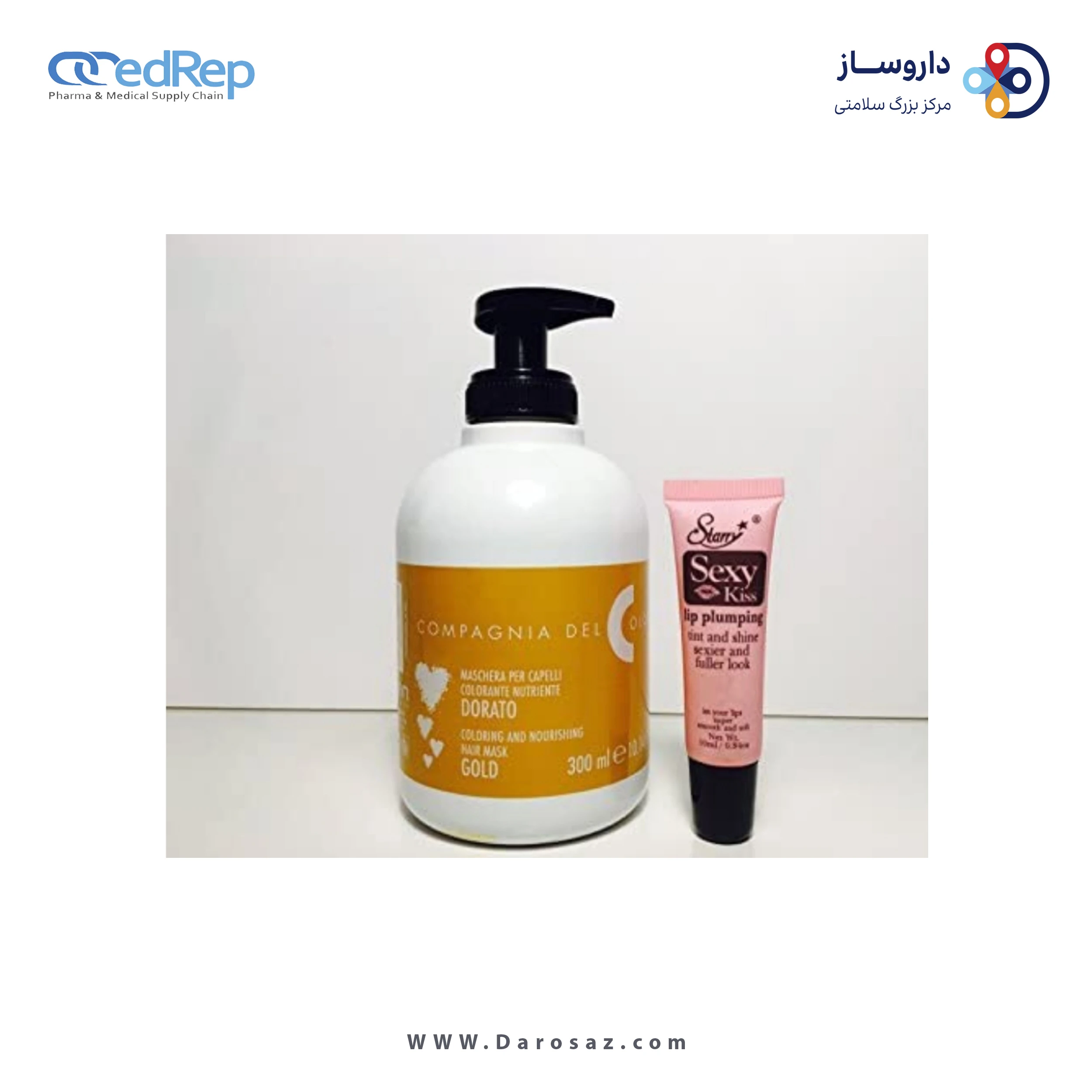 فراورده های حالت دهنده ،نرم کننده وتثبیت کننده آرایش مو (کرمها ، لوسیونها وروغنها) COMPAGNIA DEL COLORE Coloring And Nourishing Hair Mask