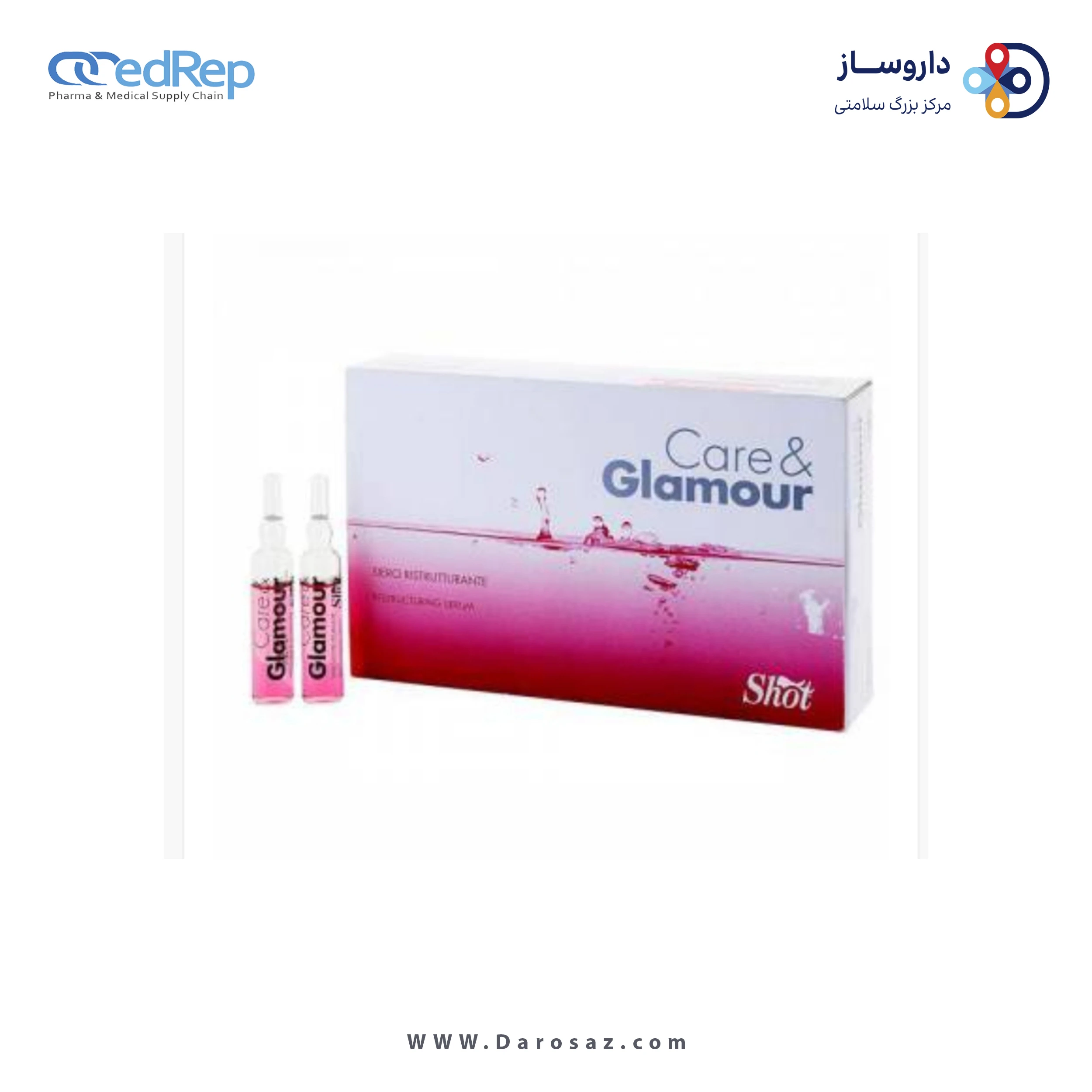 فراورده های حالت دهنده ،نرم کننده وتثبیت کننده آرایش مو (کرمها ، لوسیونها وروغنها) SHOT Care & Glamour Restructuring Serum