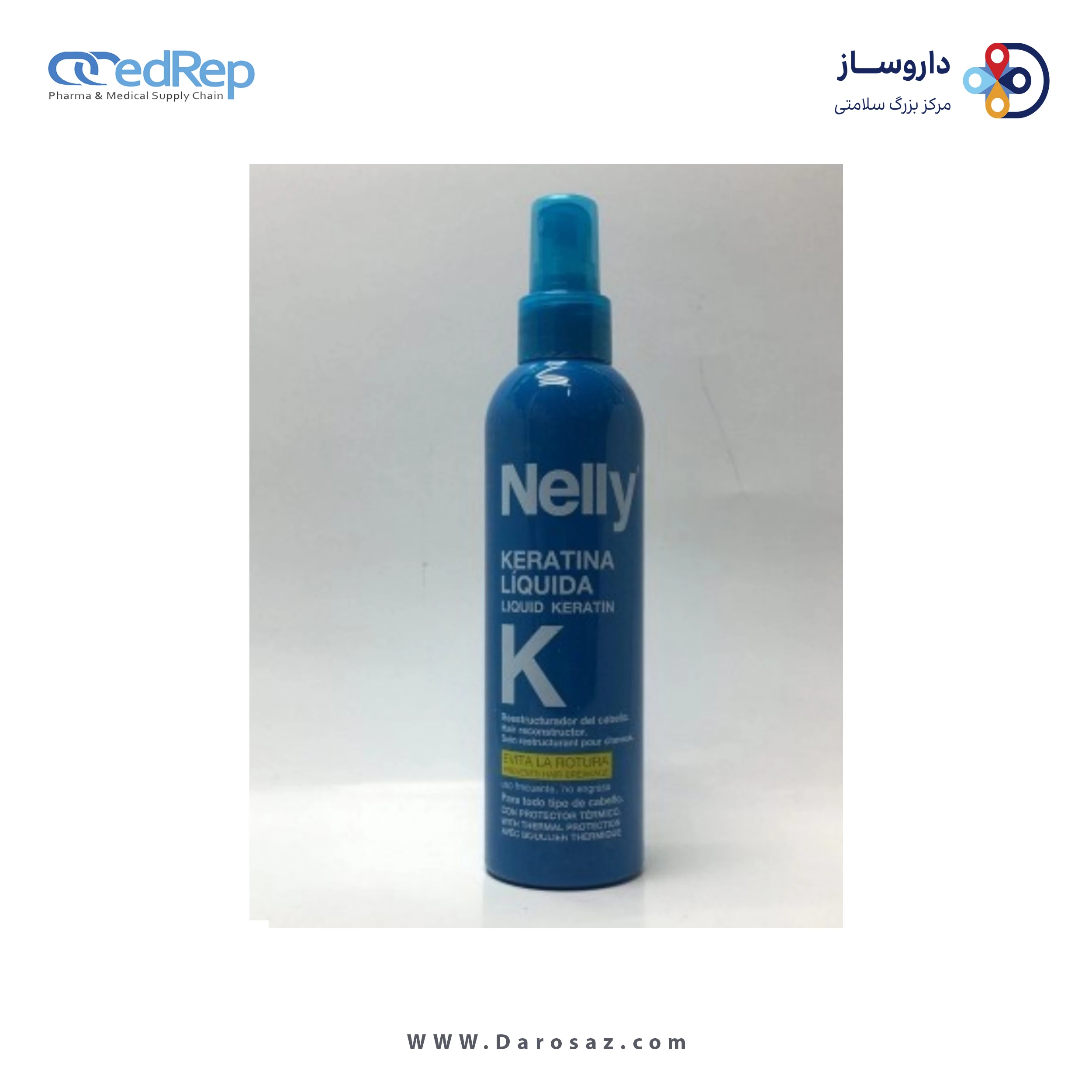 فراورده های حالت دهنده ،نرم کننده وتثبیت کننده آرایش مو (کرمها ، لوسیونها وروغنها) NELLY Keratin Keratina Liquida K