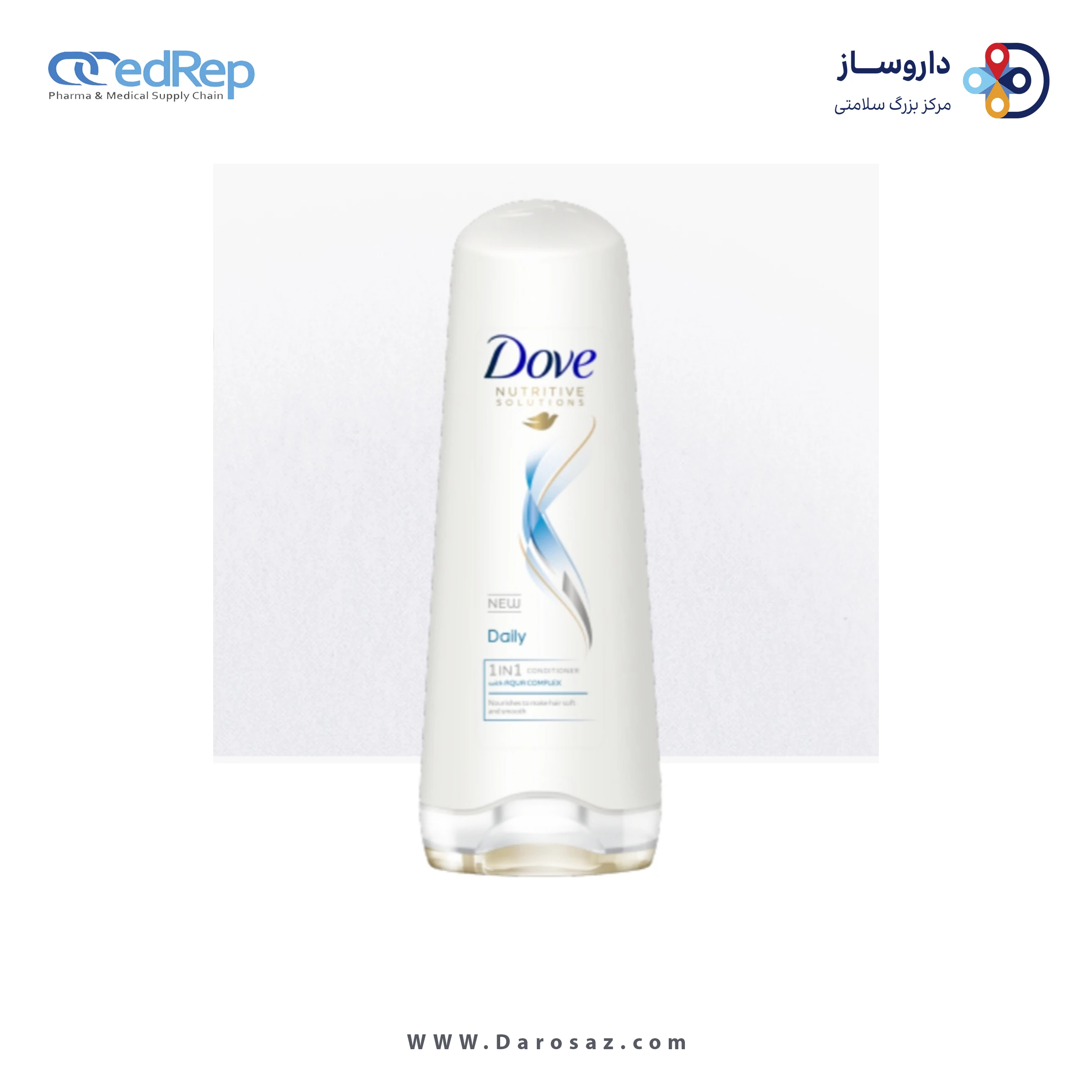 فراورده های حالت دهنده ،نرم کننده وتثبیت کننده آرایش مو (کرمها ، لوسیونها وروغنها) DOVE DAILY 1IN1 HAIR CONDITIONER