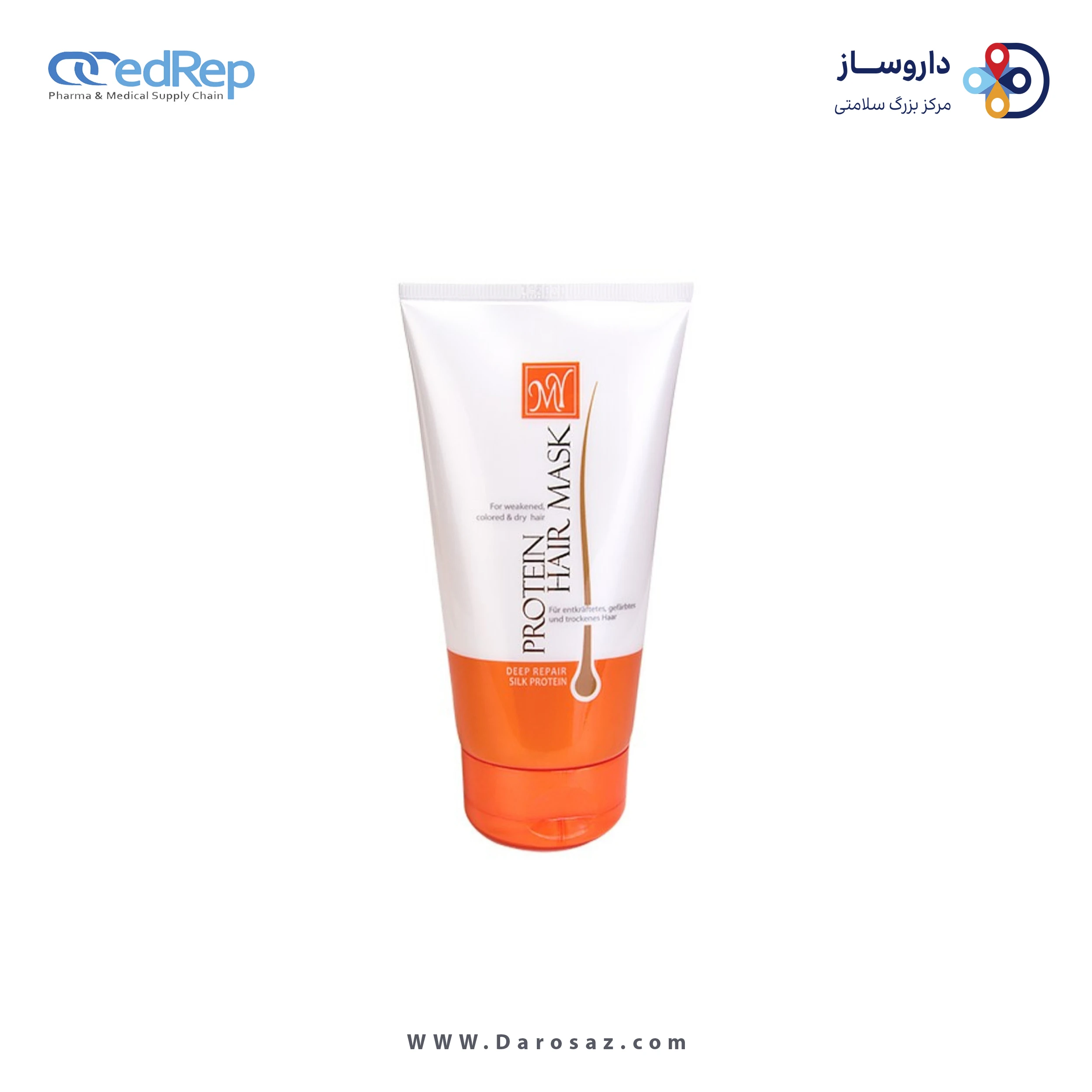 فراورده های حالت دهنده ،نرم کننده وتثبیت کننده آرایش مو (کرمها ، لوسیونها وروغنها) MY protein hair mask 150ml