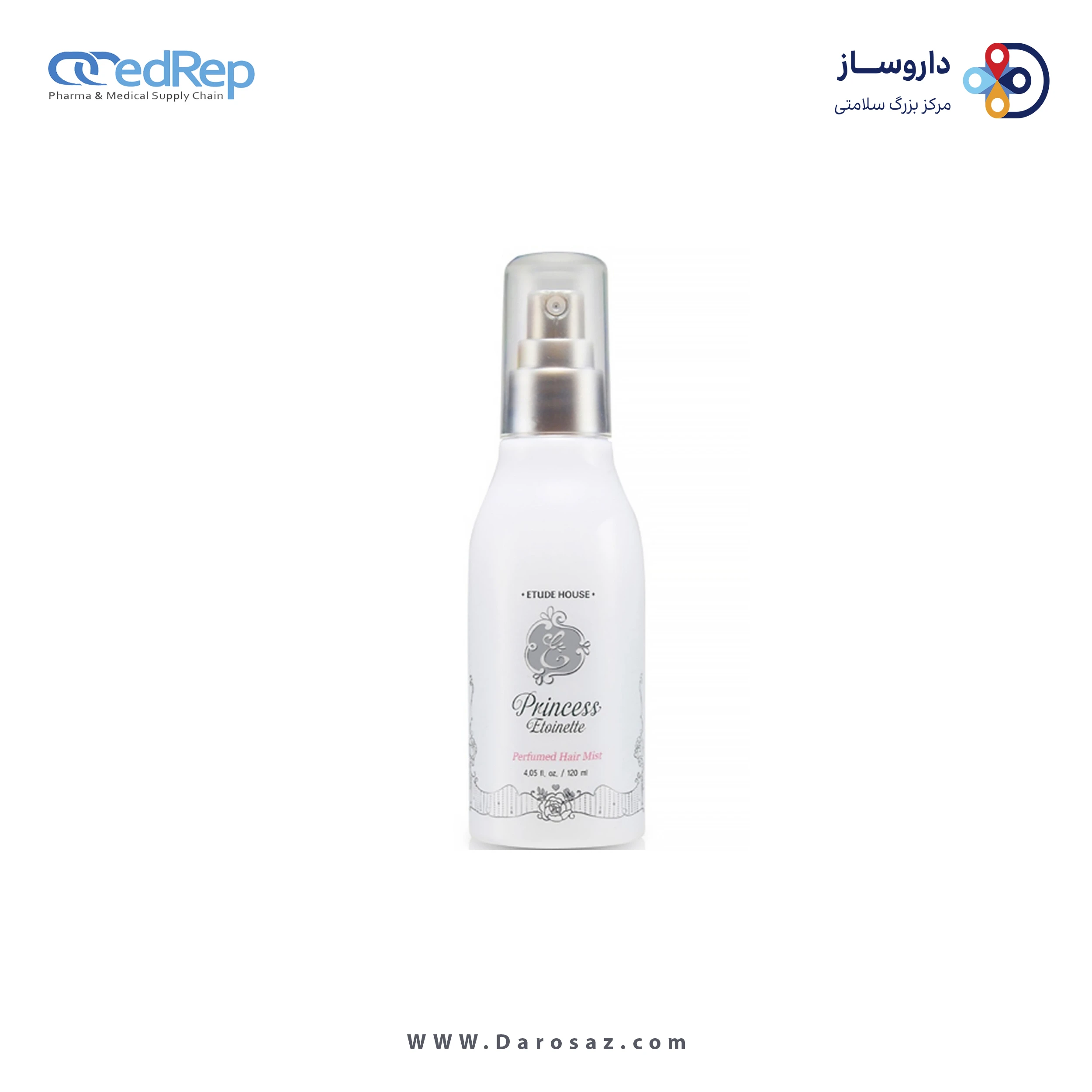 فراورده های حالت دهنده ،نرم کننده وتثبیت کننده آرایش مو (کرمها ، لوسیونها وروغنها) ETUDE PRINCESS ETOINETTE PERFUMED HAIR MIST