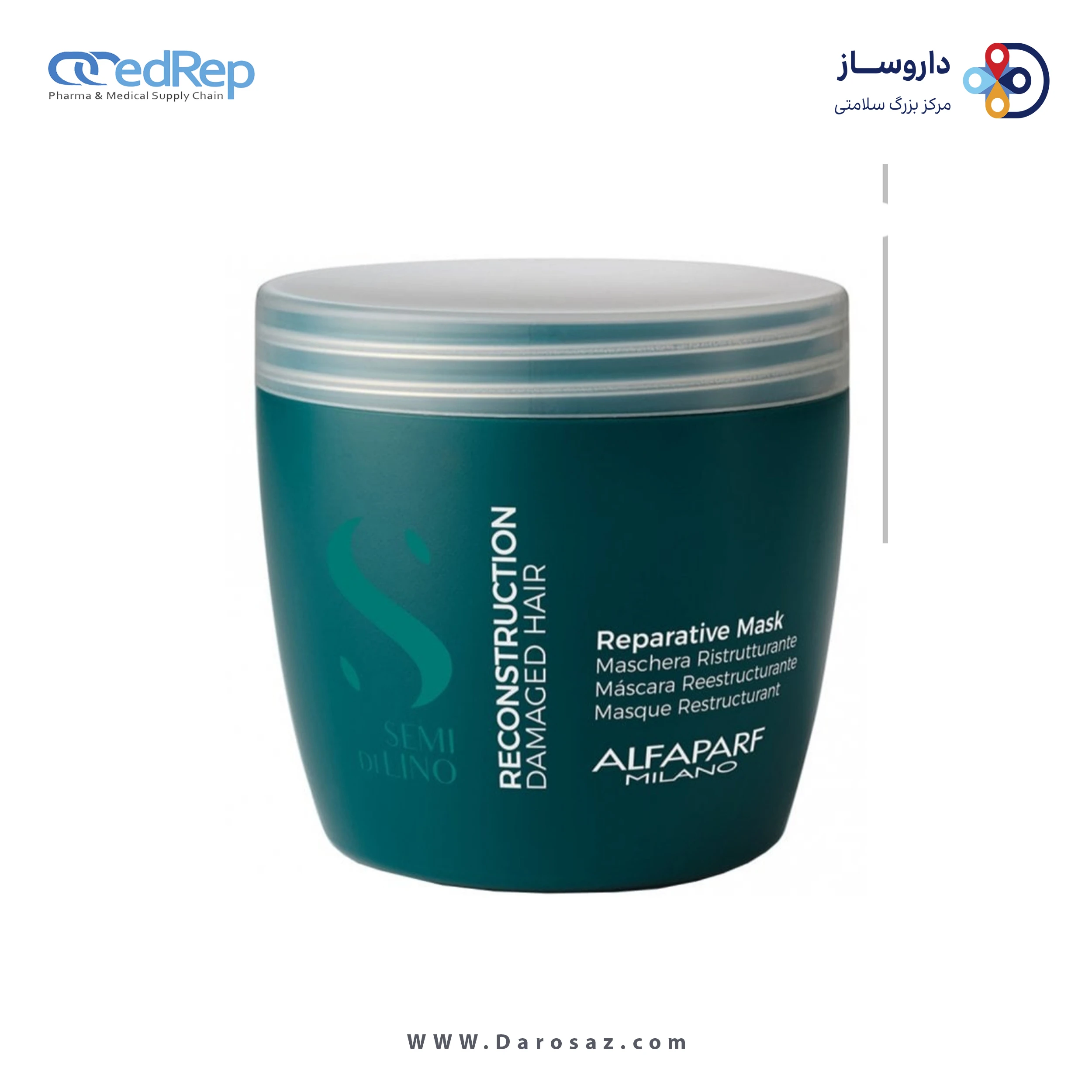 فراورده های حالت دهنده ،نرم کننده وتثبیت کننده آرایش مو (کرمها ، لوسیونها وروغنها) ALFA PARF MILANO SDL RECONSTRUCTION REPARTIVE MASK 500ML
