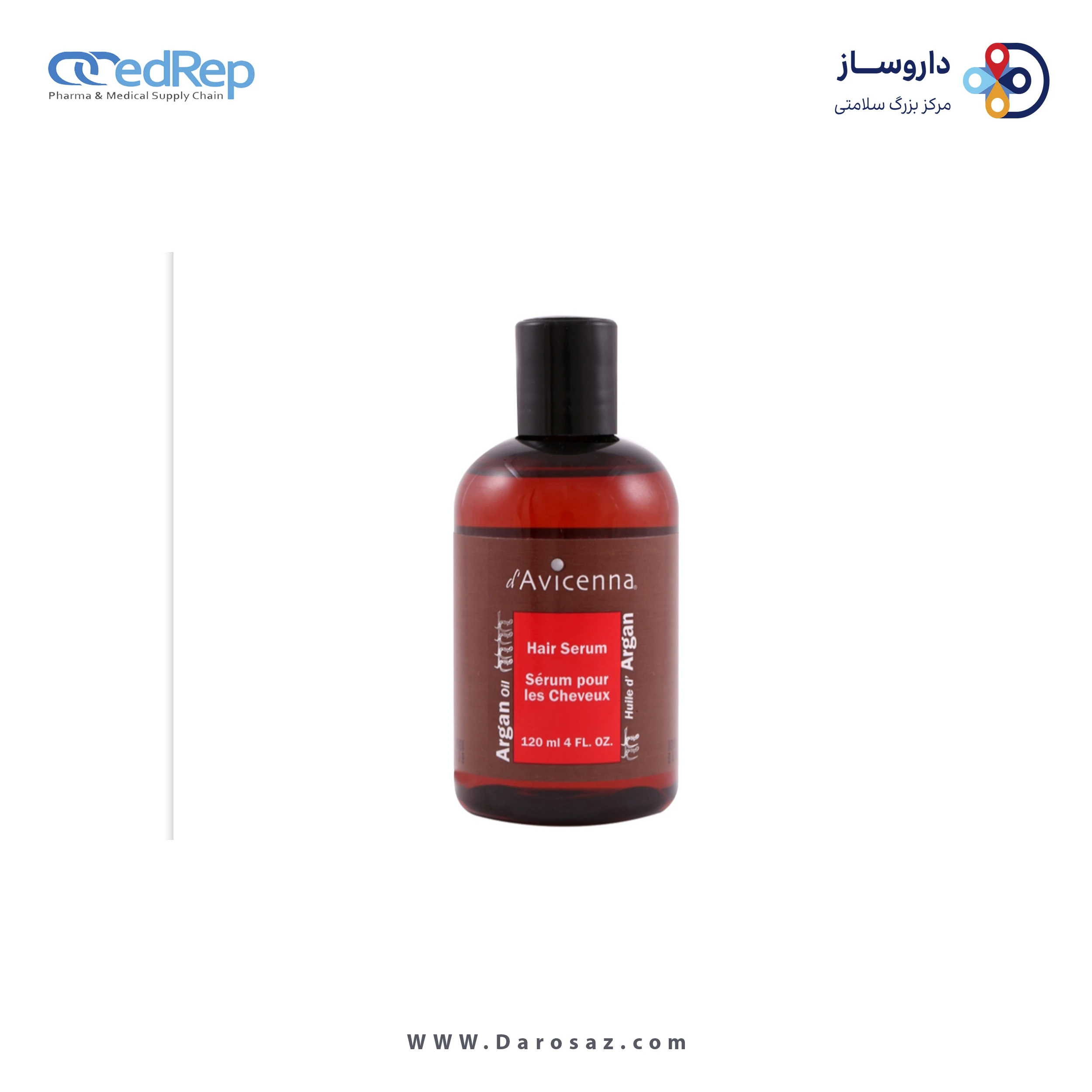 فراورده های حالت دهنده ،نرم کننده وتثبیت کننده آرایش مو (کرمها ، لوسیونها وروغنها) EAURGANIC ARGAN OIL HAIR SERUM