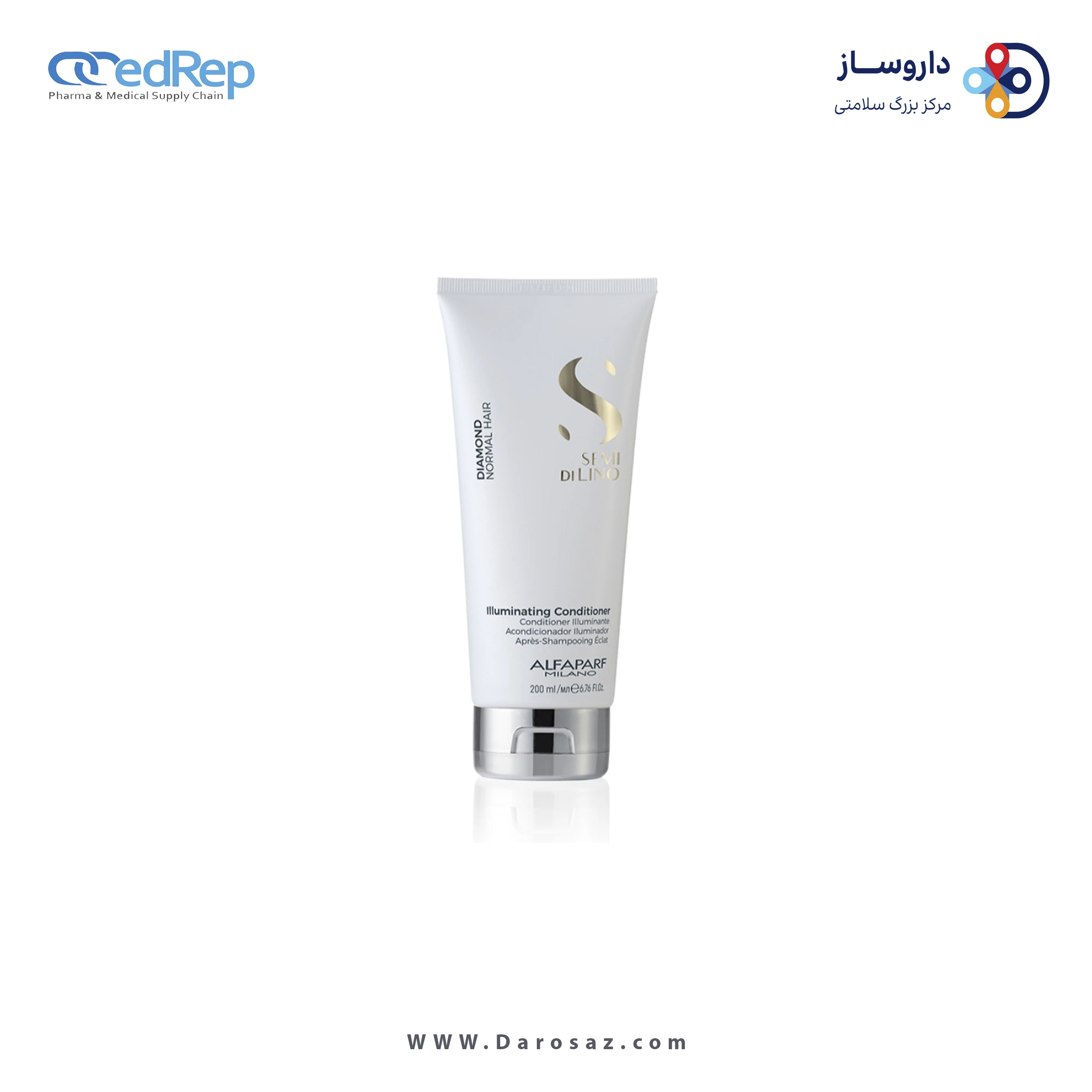 فراورده های حالت دهنده ،نرم کننده وتثبیت کننده آرایش مو (کرمها ، لوسیونها وروغنها) ALFA PARF MILANO SDL DIAMOND ILLUMINATING CONDITIONER