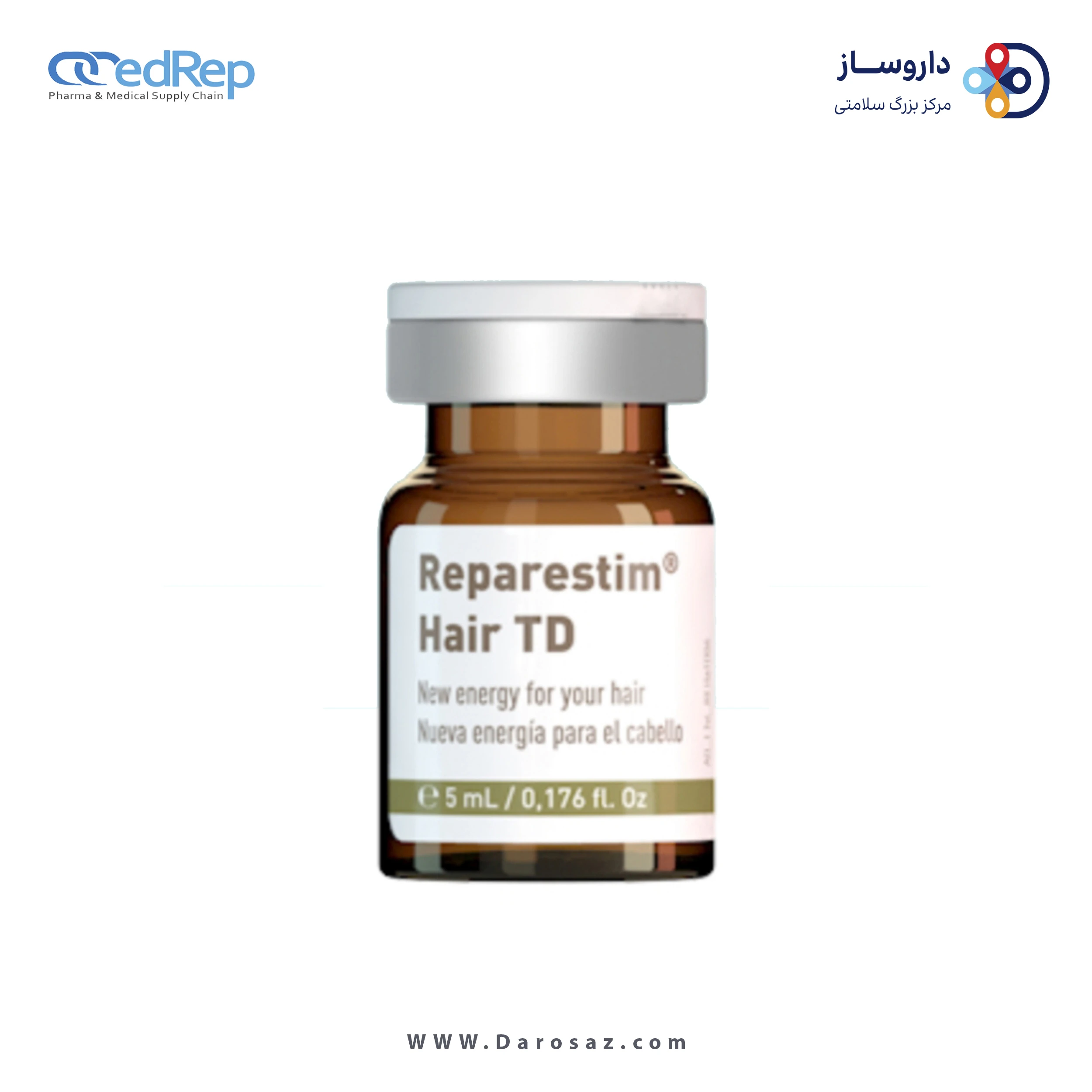 فراورده های حالت دهنده ،نرم کننده وتثبیت کننده آرایش مو (کرمها ، لوسیونها وروغنها) AESTHETIC DERMAL REPARESTIM HAIR TD