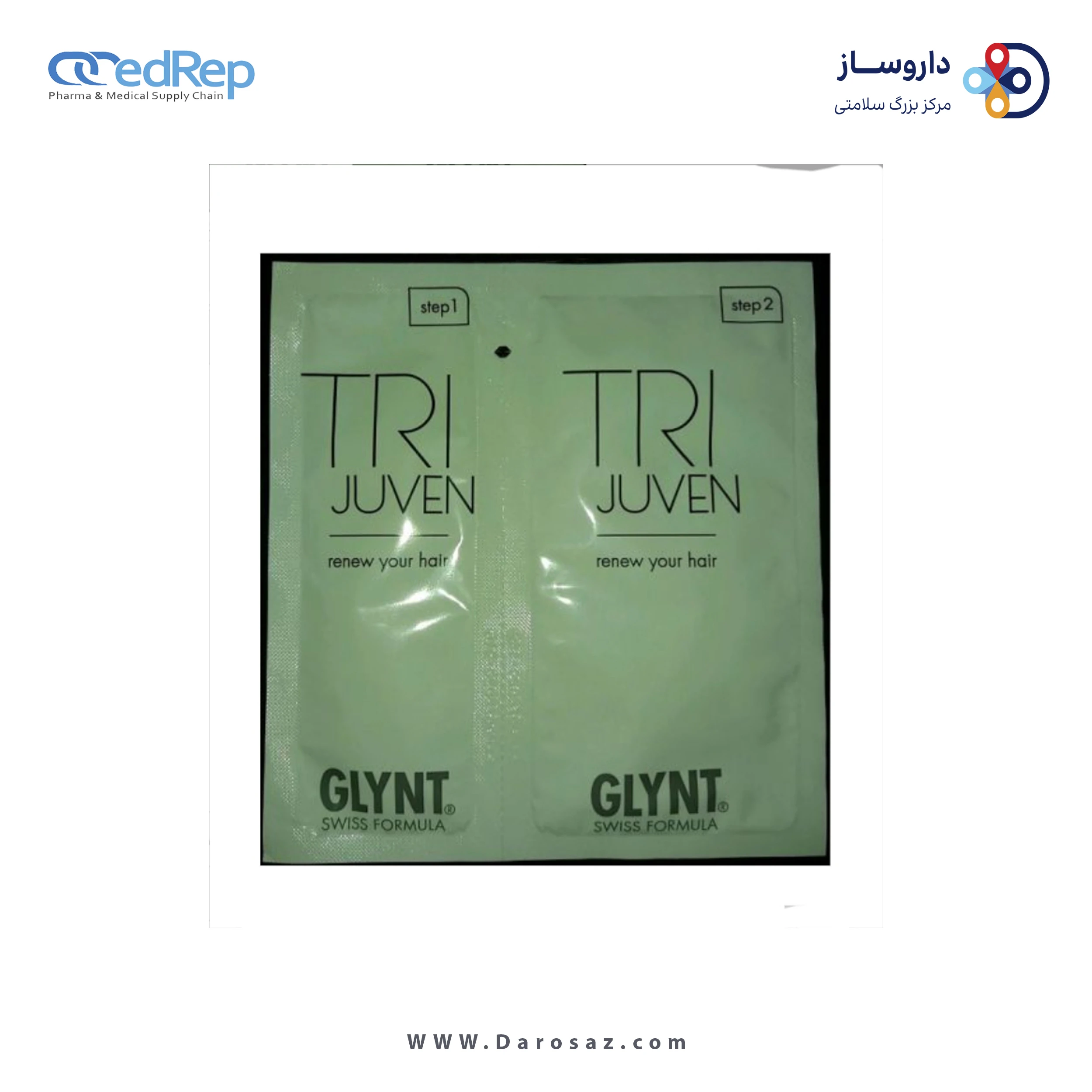 فراورده های حالت دهنده ،نرم کننده وتثبیت کننده آرایش مو (کرمها ، لوسیونها وروغنها) GLYNT Trijuven step 2